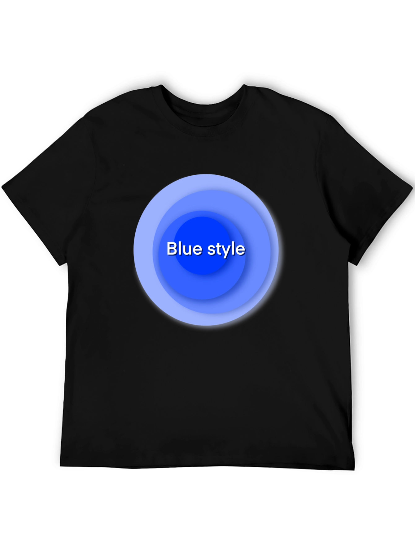 Blue Style Graphic T-Shirt