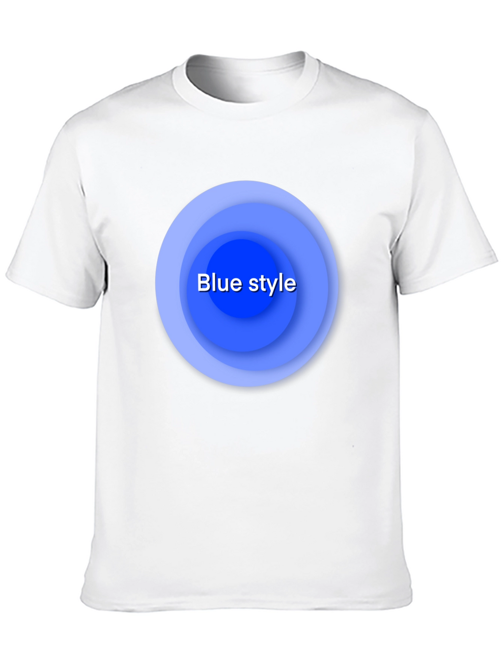 Blue Style Graphic T-Shirt
