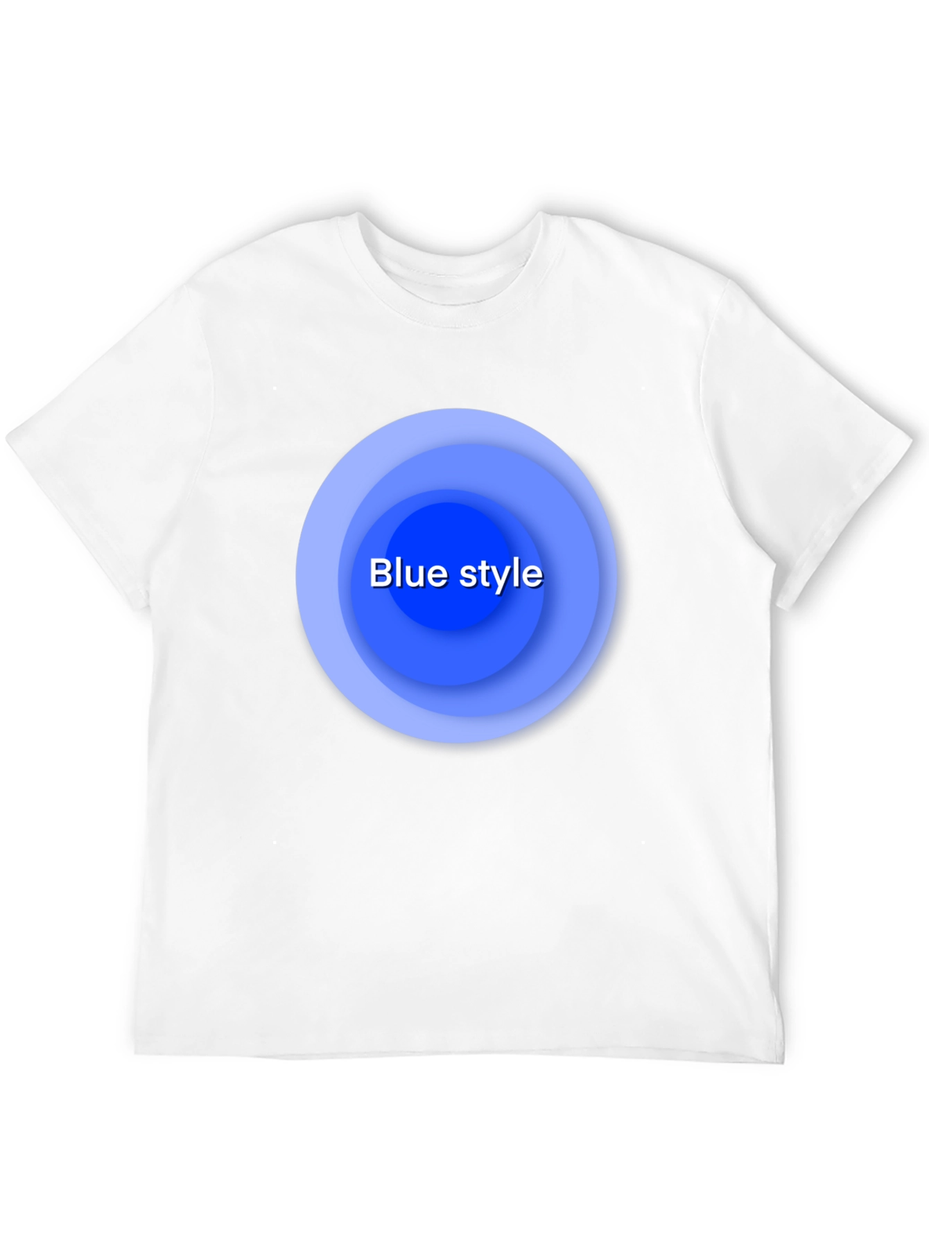 Blue Style Graphic T-Shirt