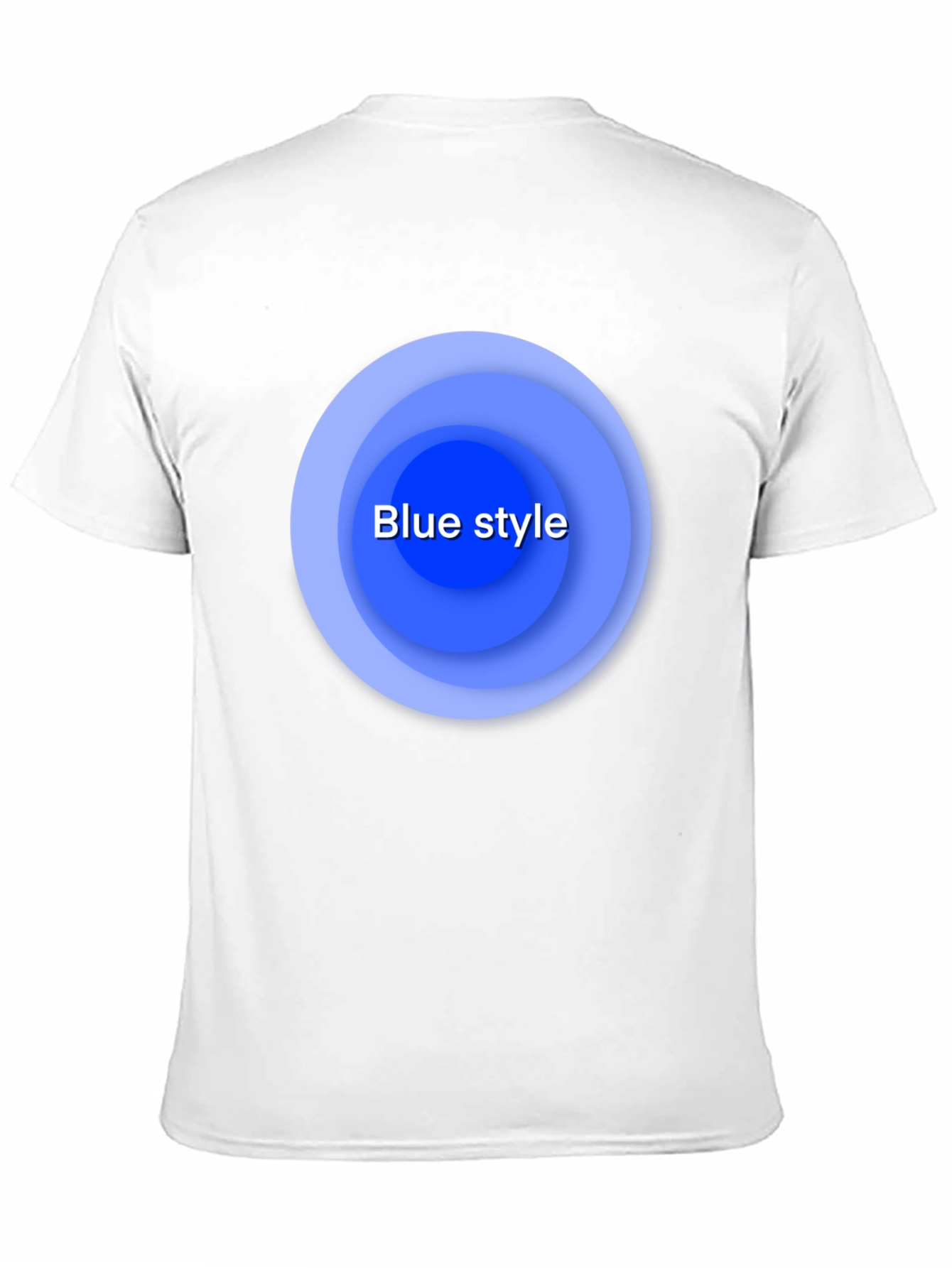 Blue Style Graphic T-Shirt