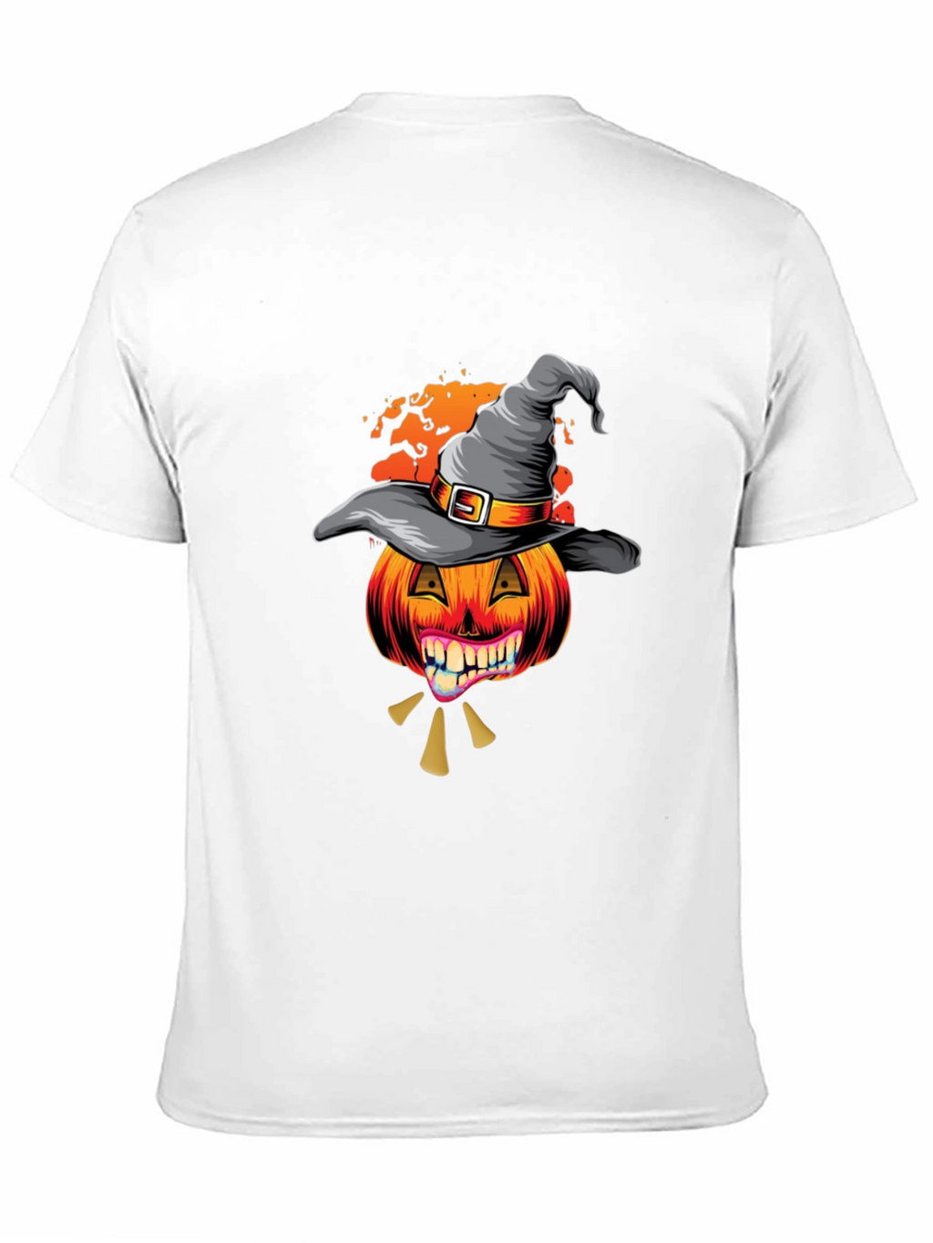 Halloween Pumpkin Witch Hat T-Shirt