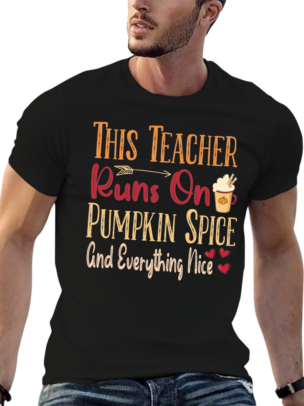 Teacher Pumpkin Spice T-Shirt Fall Season