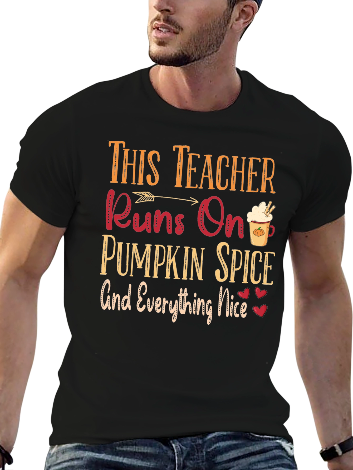 Teacher Pumpkin Spice T-Shirt Fall Season