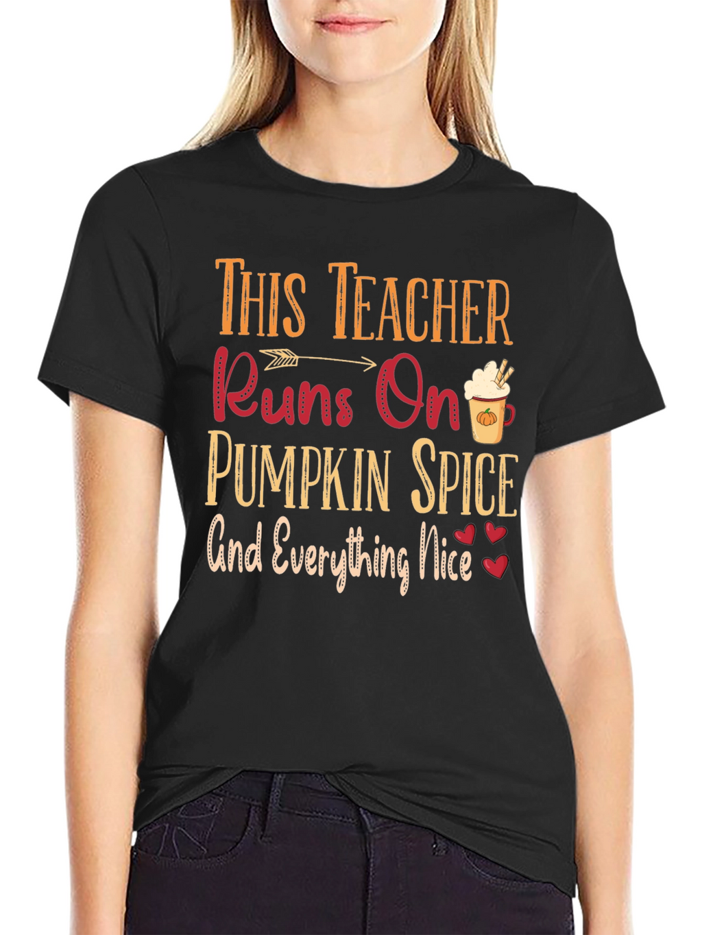 Teacher Pumpkin Spice T-Shirt Fall Season