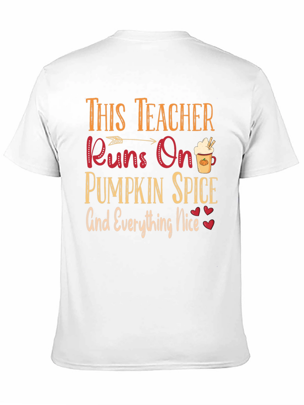 Teacher Pumpkin Spice T-Shirt Fall Season