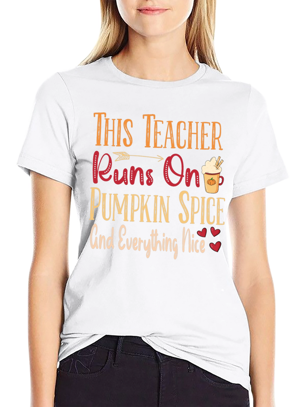 Teacher Pumpkin Spice T-Shirt Fall Season