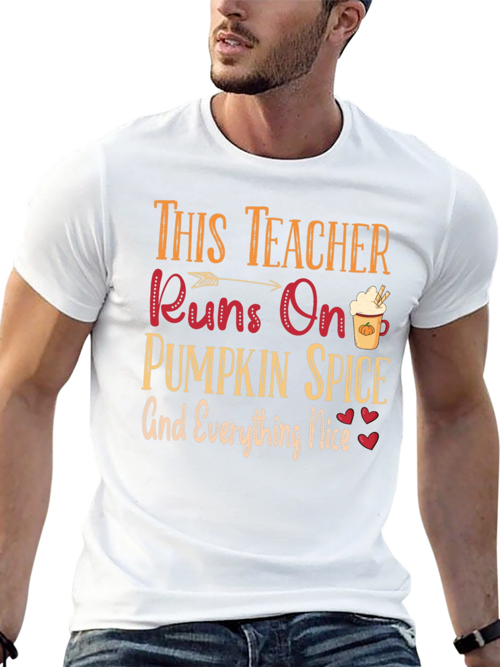 Teacher Pumpkin Spice T-Shirt Fall Season