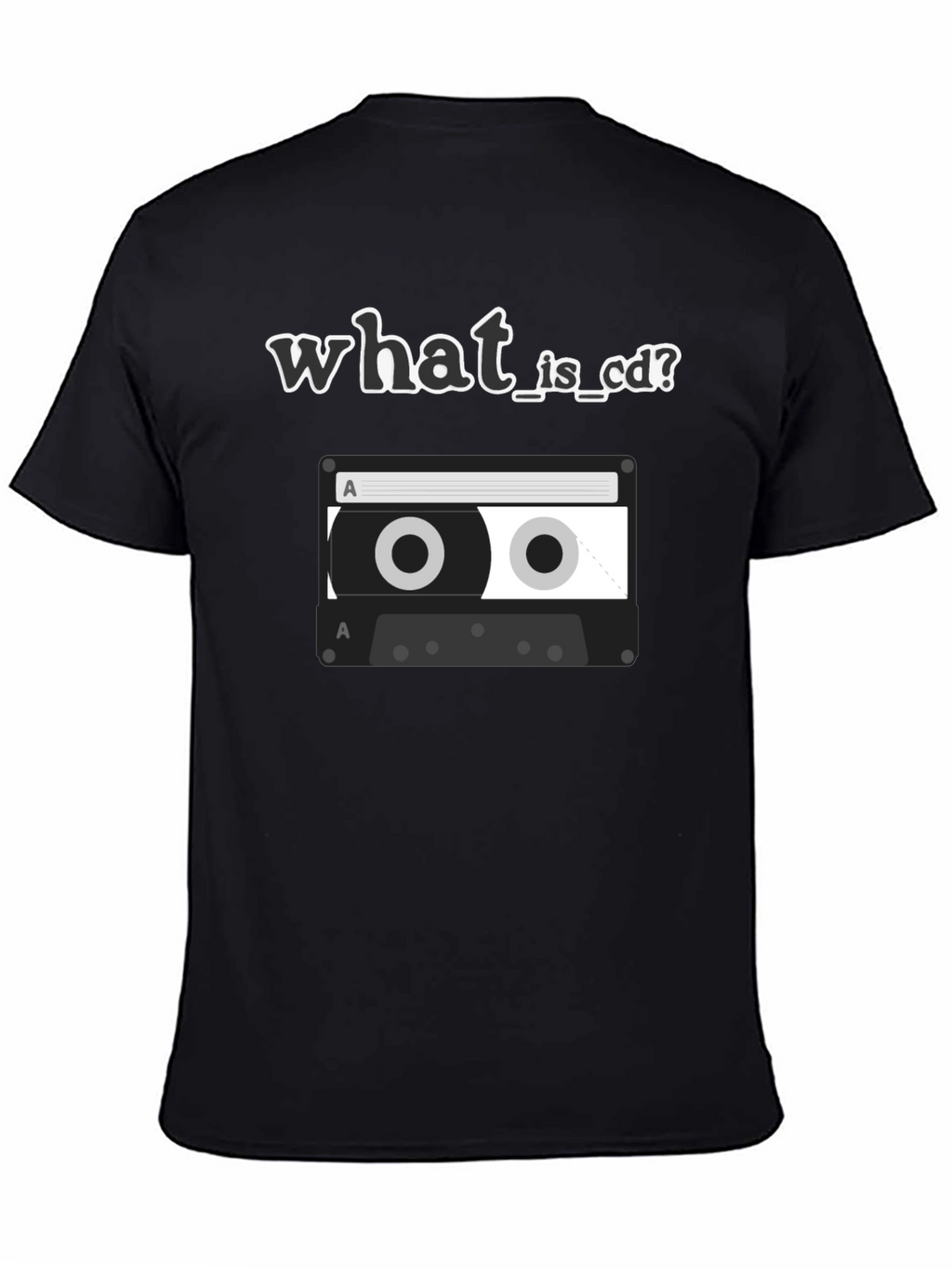 Retro What is CD Cassette Tape Graphic T-Shirt