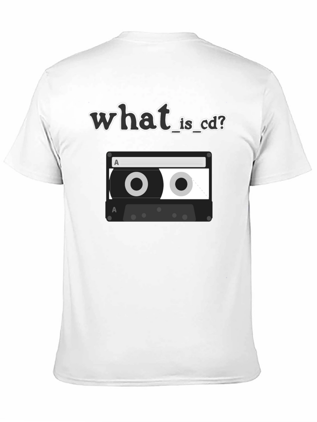 Retro What is CD Cassette Tape Graphic T-Shirt