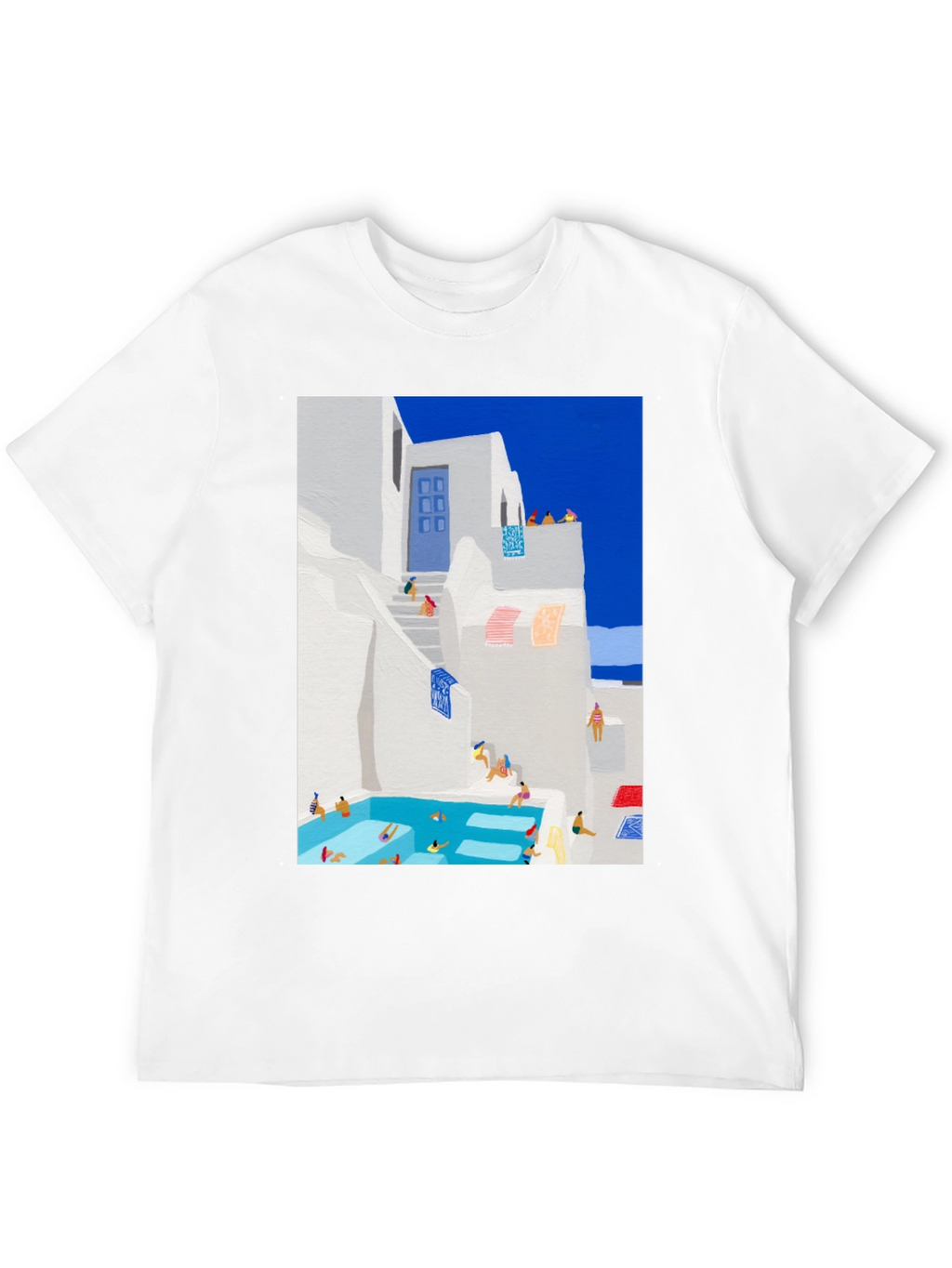 Greek Island Poolside T-Shirt