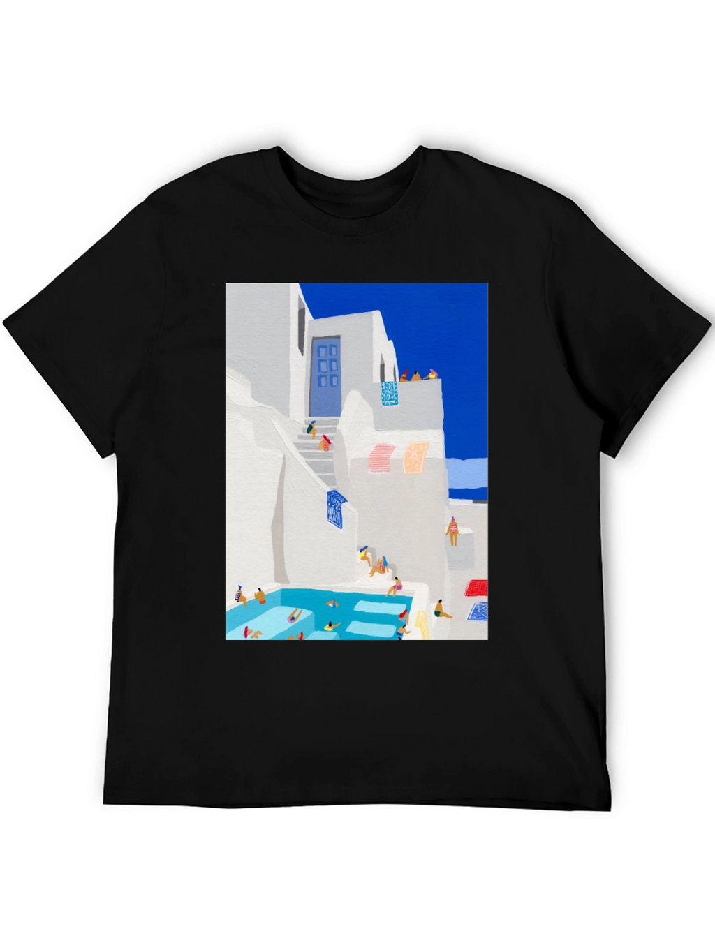 Greek Island Poolside T-Shirt