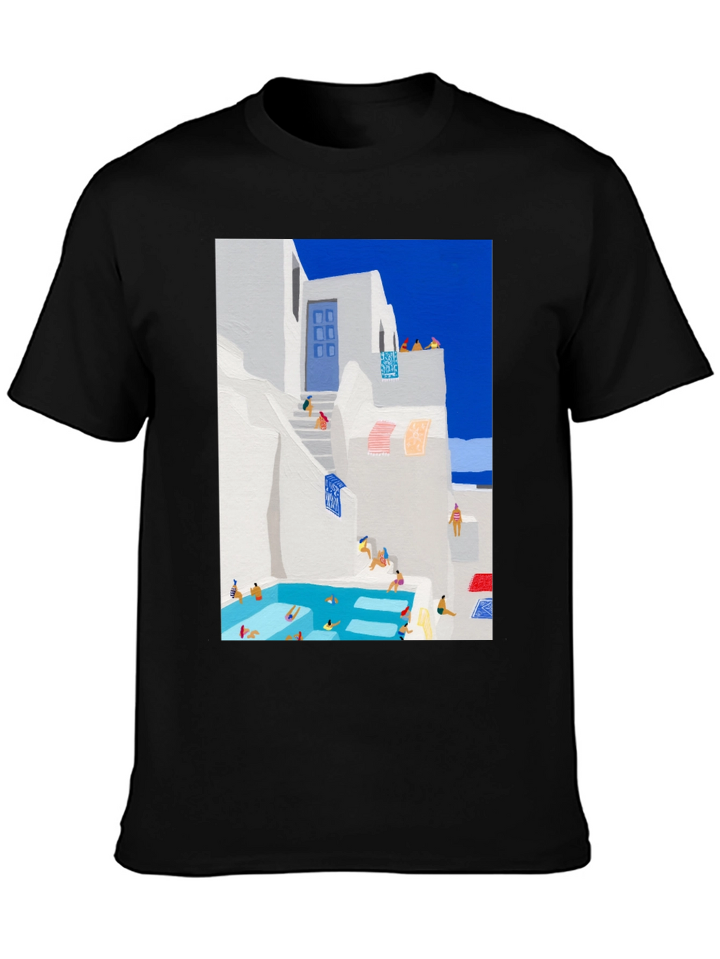 Greek Island Poolside T-Shirt