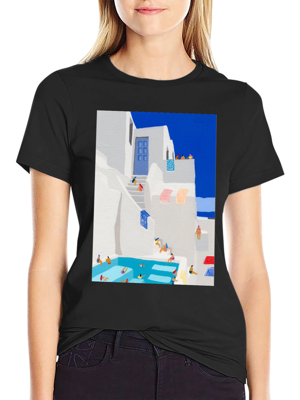 Greek Island Poolside T-Shirt