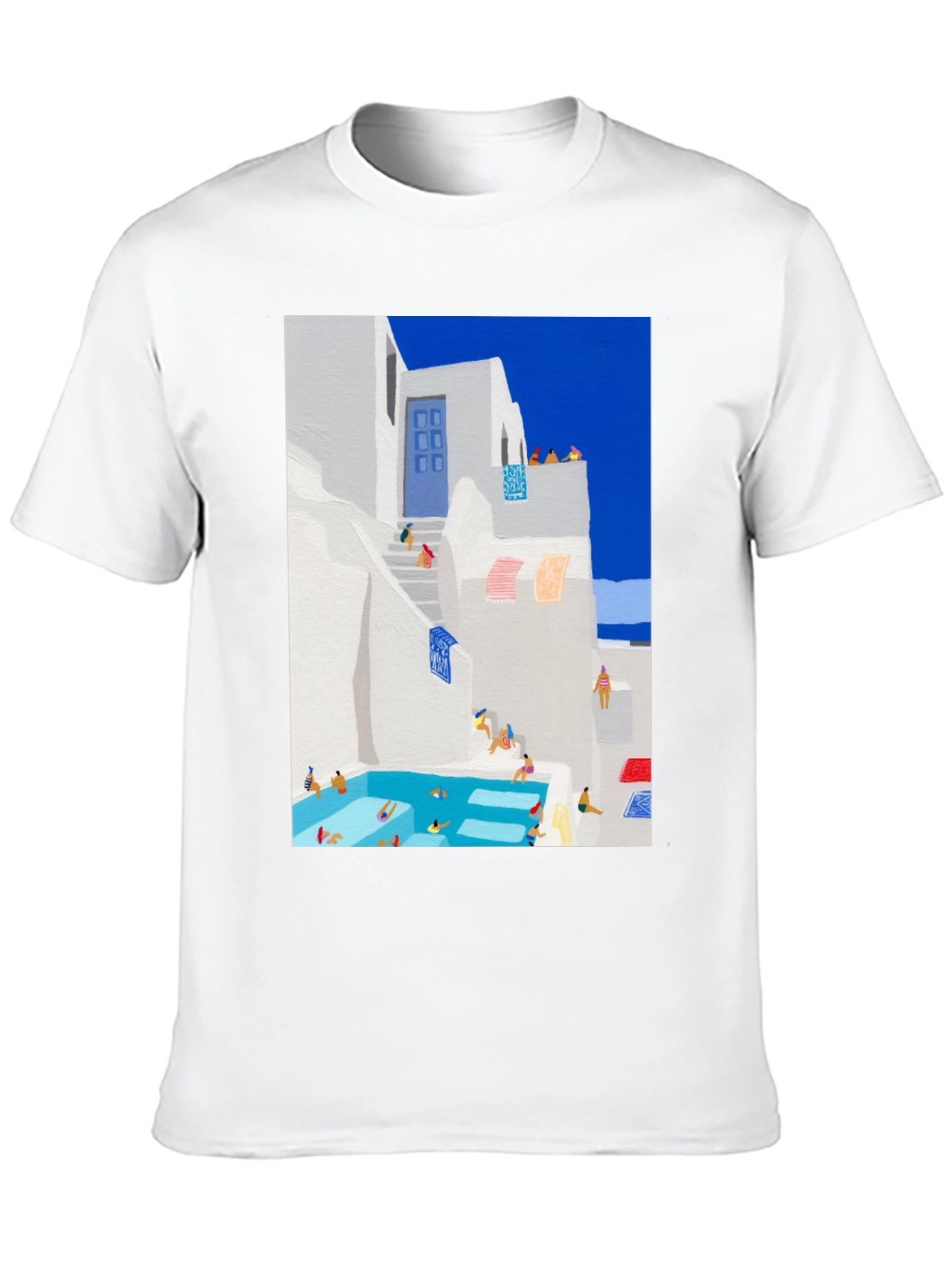 Greek Island Poolside T-Shirt