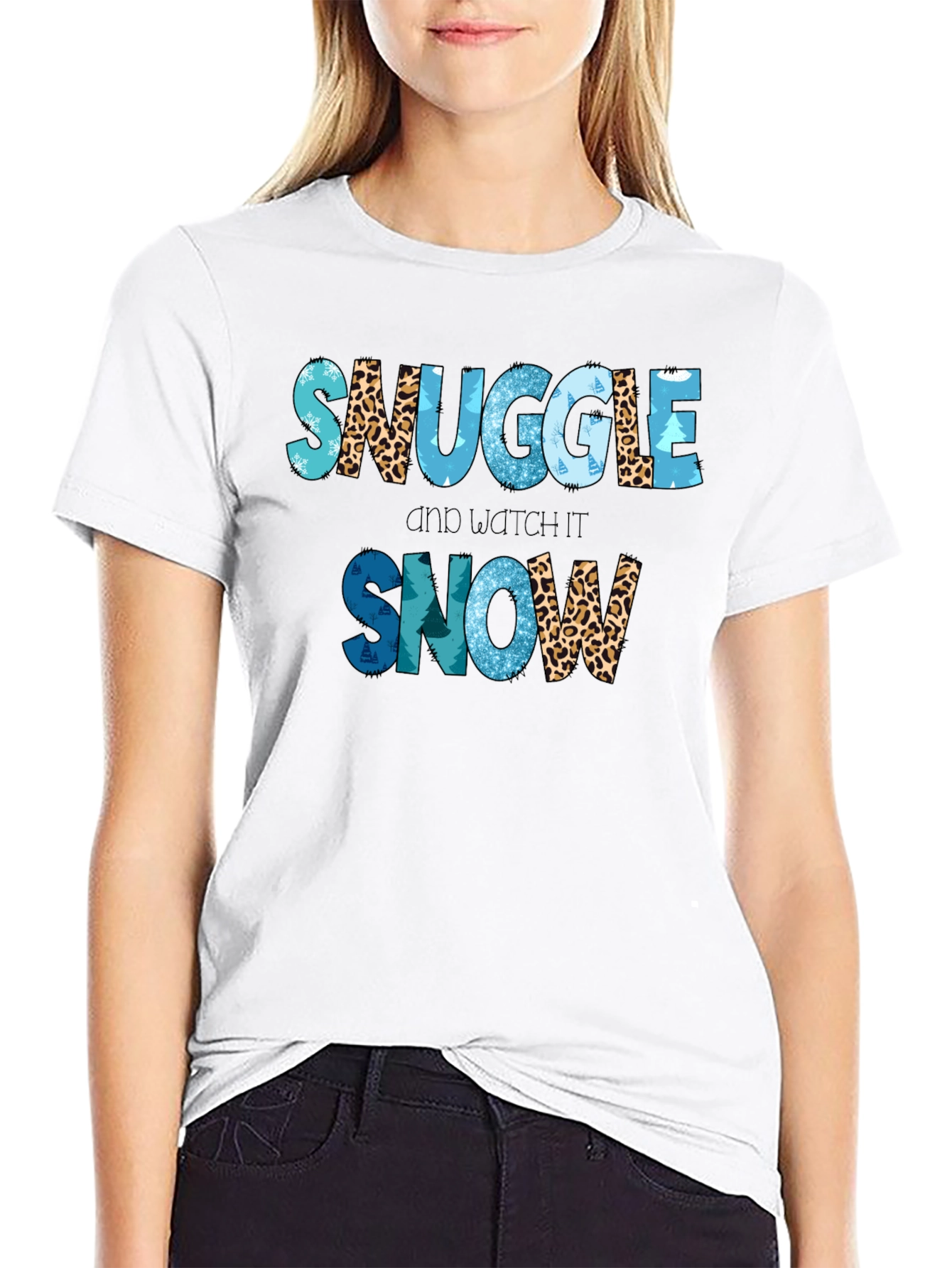Snuggle and Watch It Snow T-Shirt