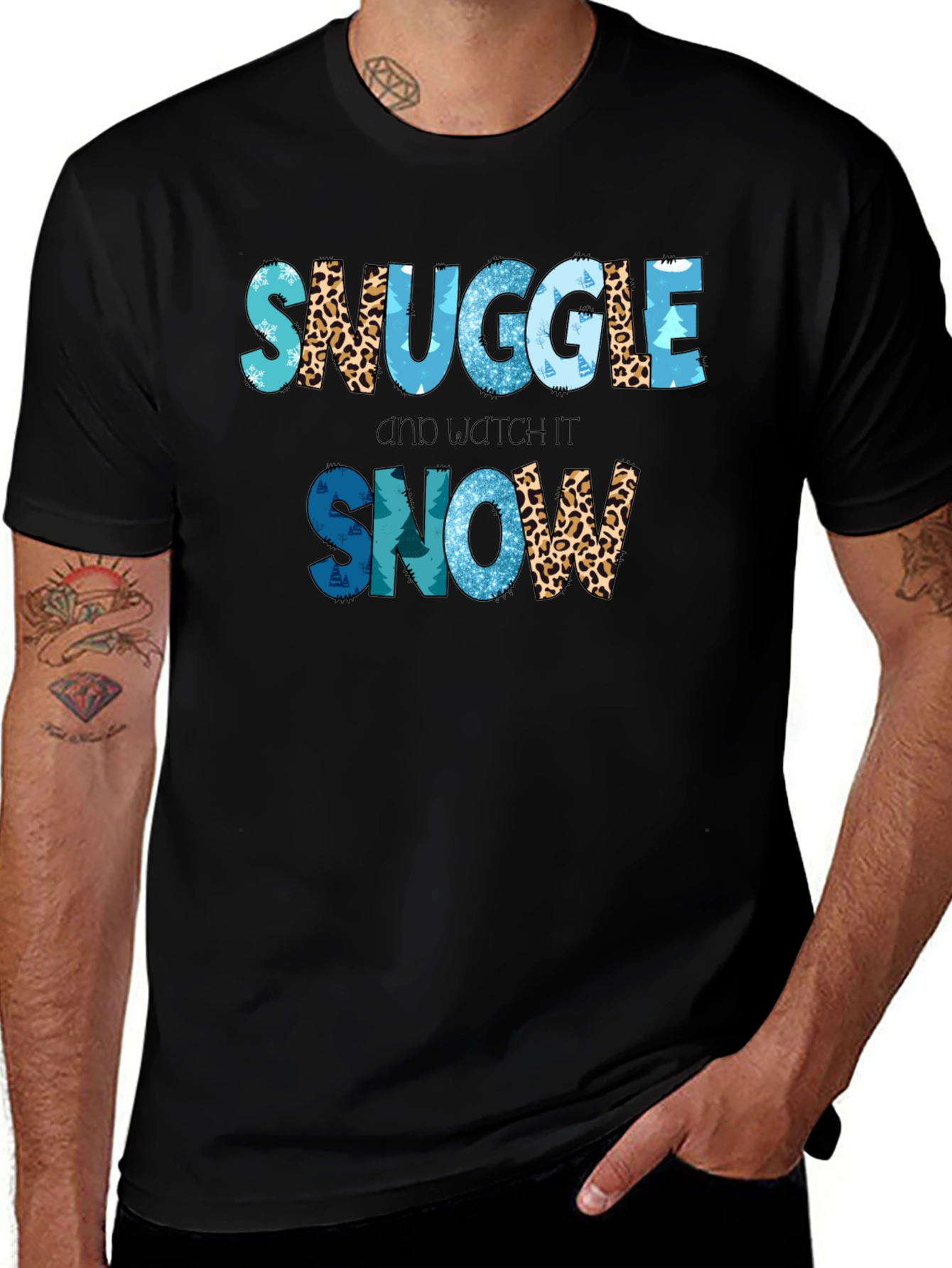 Snuggle and Watch It Snow T-Shirt