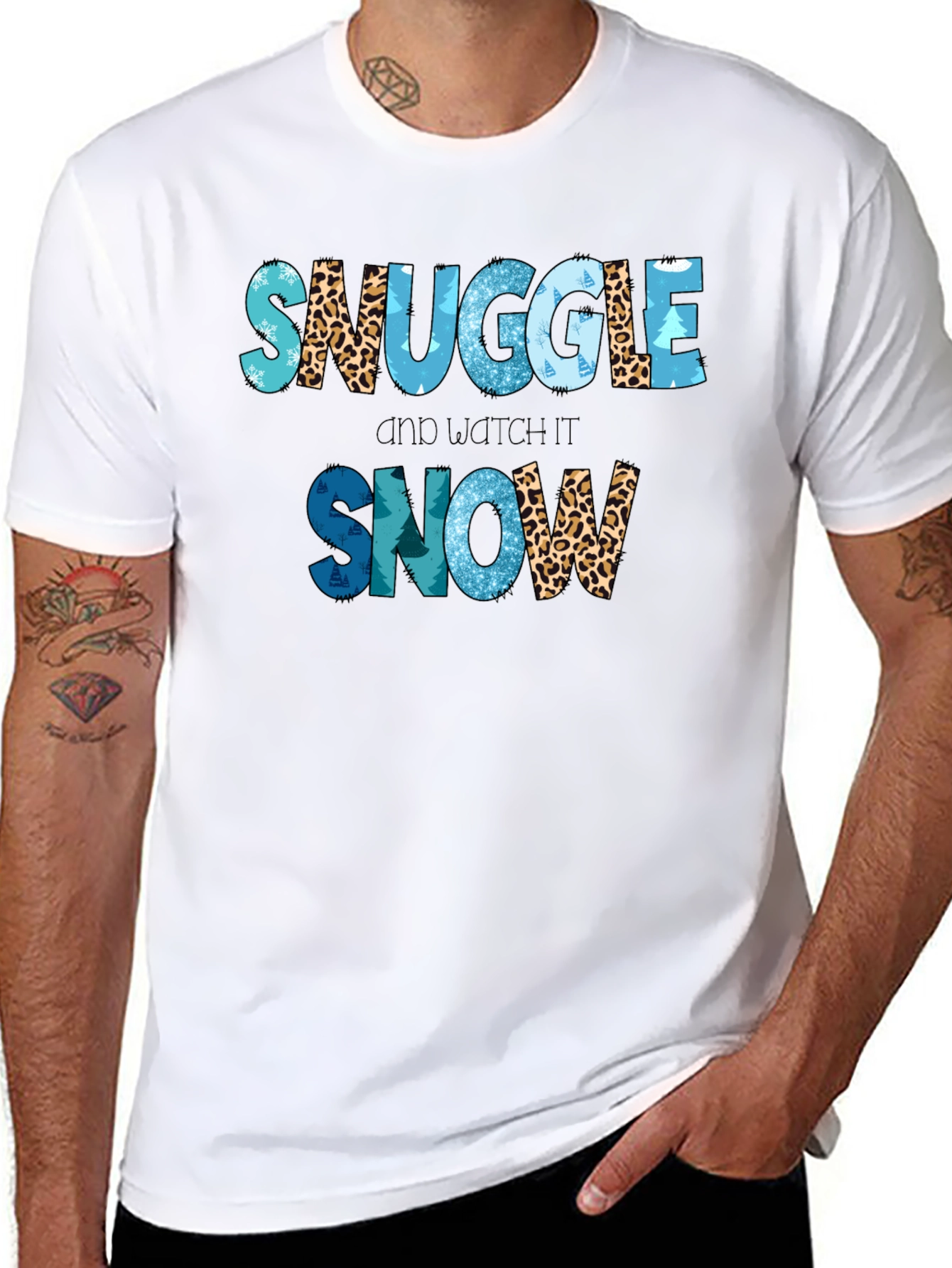 Snuggle and Watch It Snow T-Shirt
