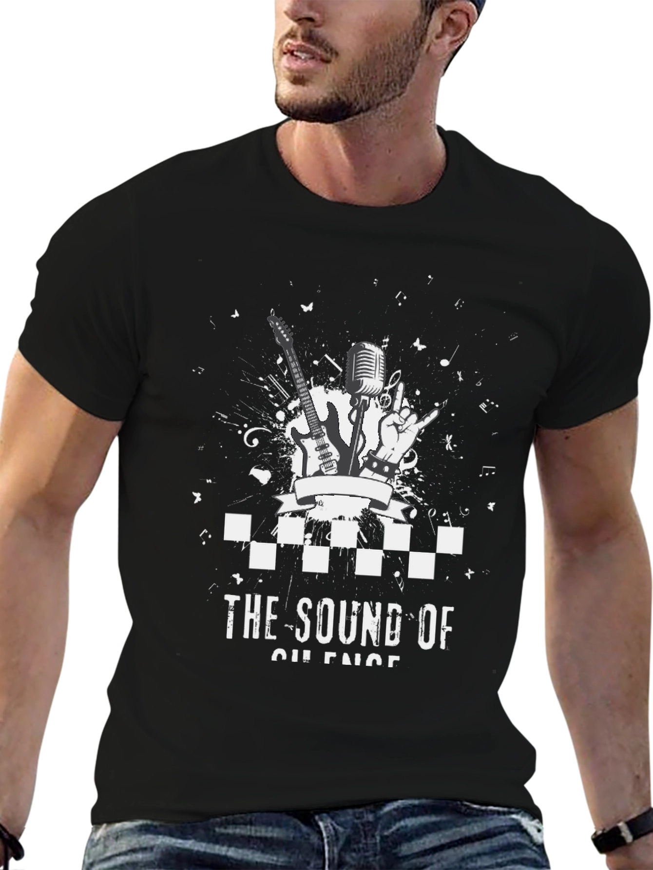 The Sound of Silence Graphic Print T-Shirt