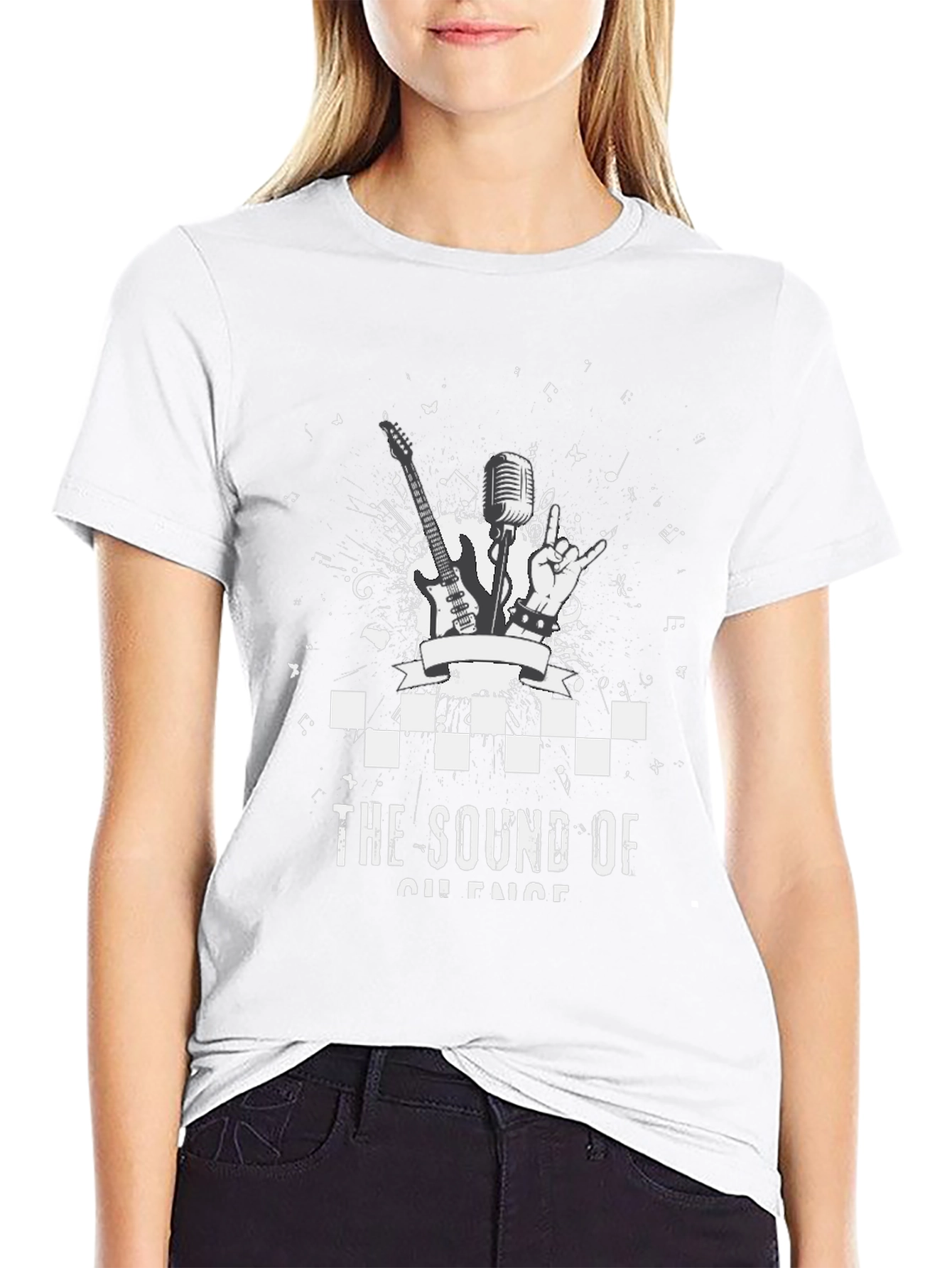 The Sound of Silence Graphic Print T-Shirt