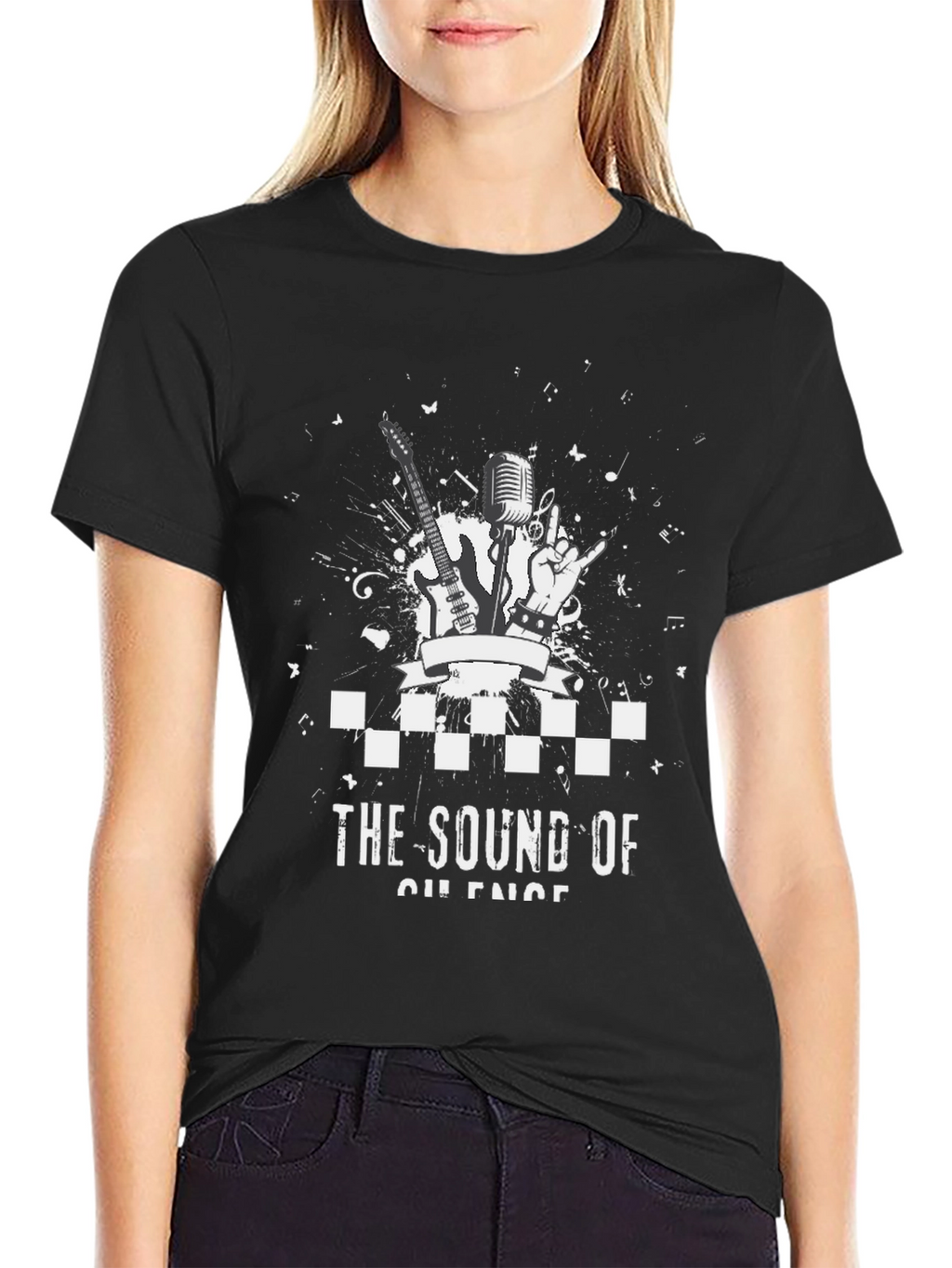 The Sound of Silence Graphic Print T-Shirt