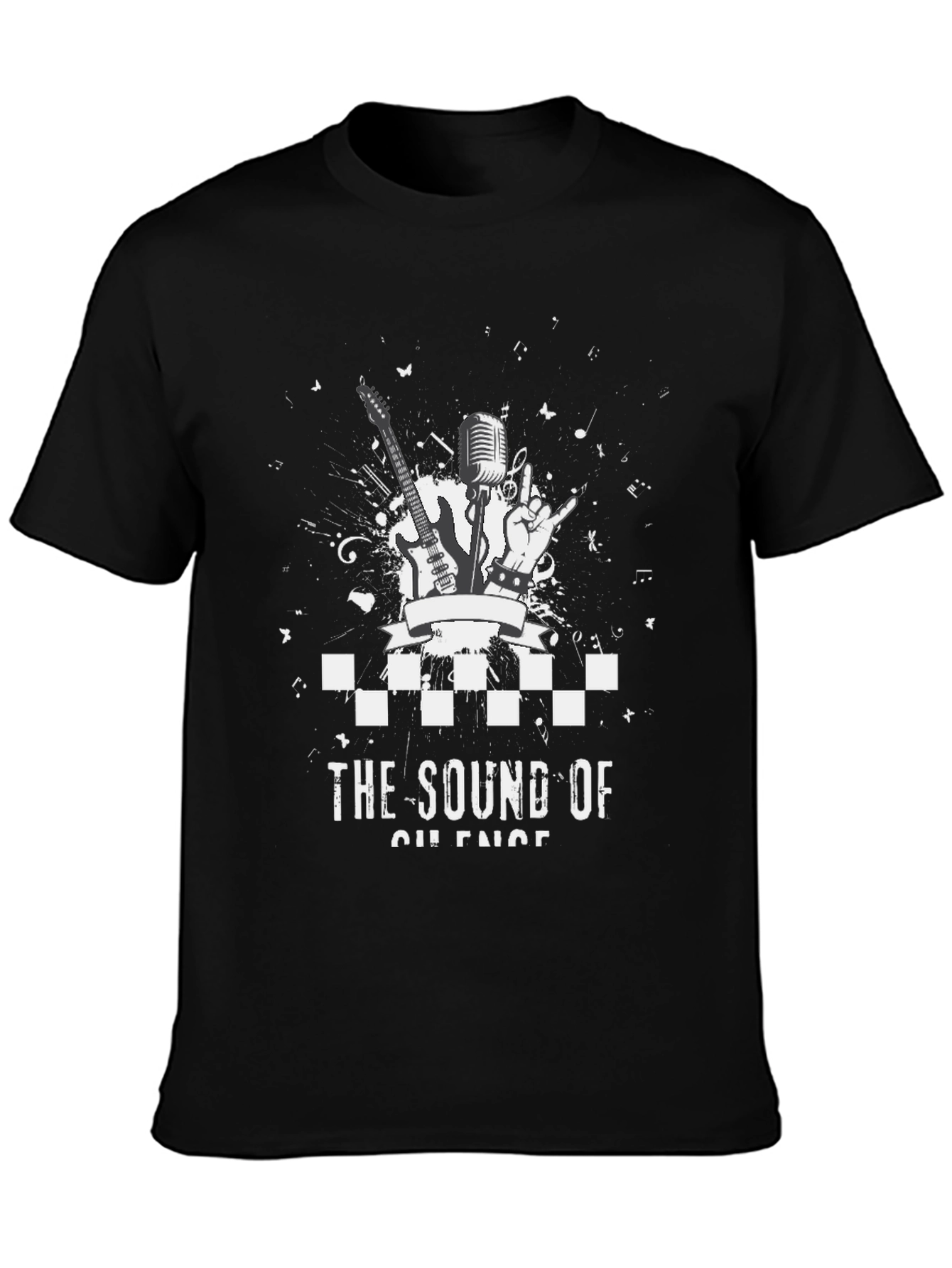 The Sound of Silence Graphic Print T-Shirt