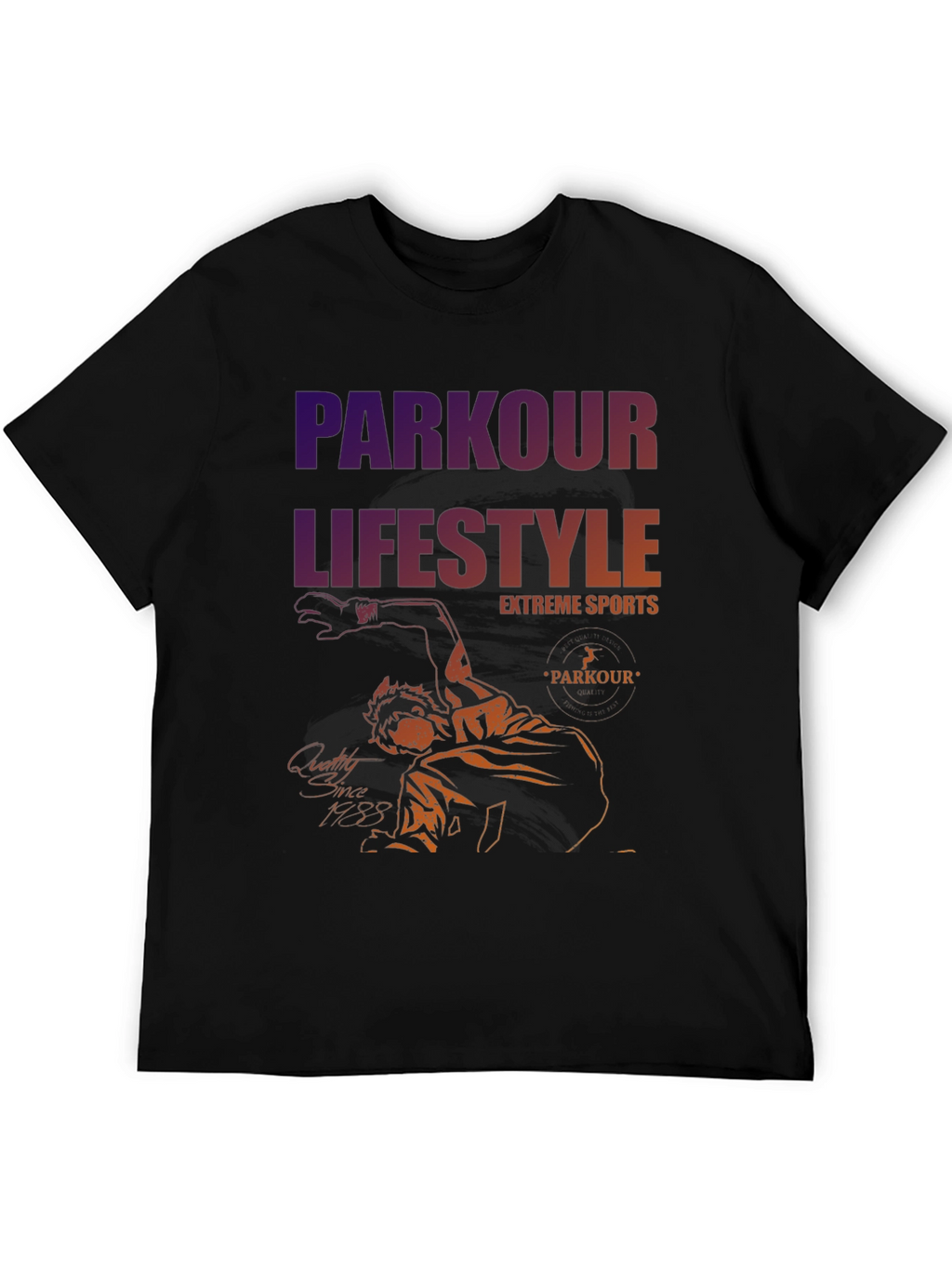Parkour Lifestyle Tee - Extreme Sports Design