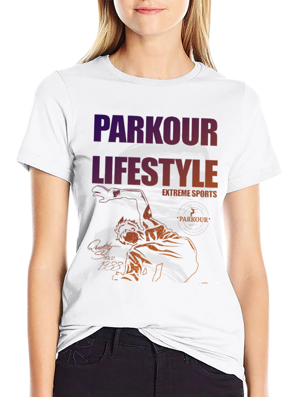 Parkour Lifestyle Tee - Extreme Sports Design