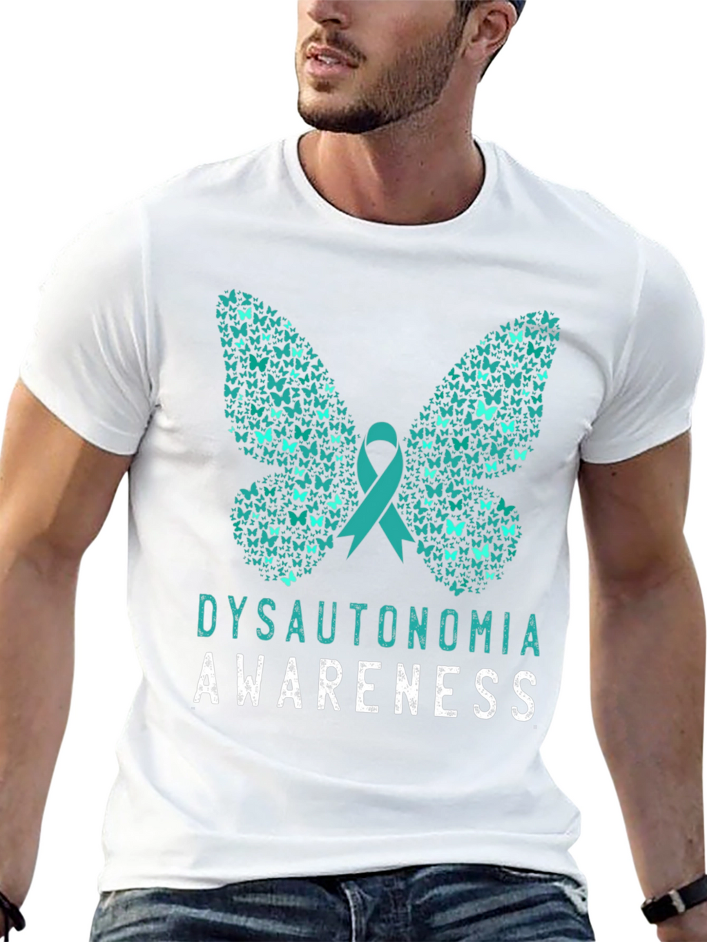 Dysautonomia Awareness Butterfly T-Shirt
