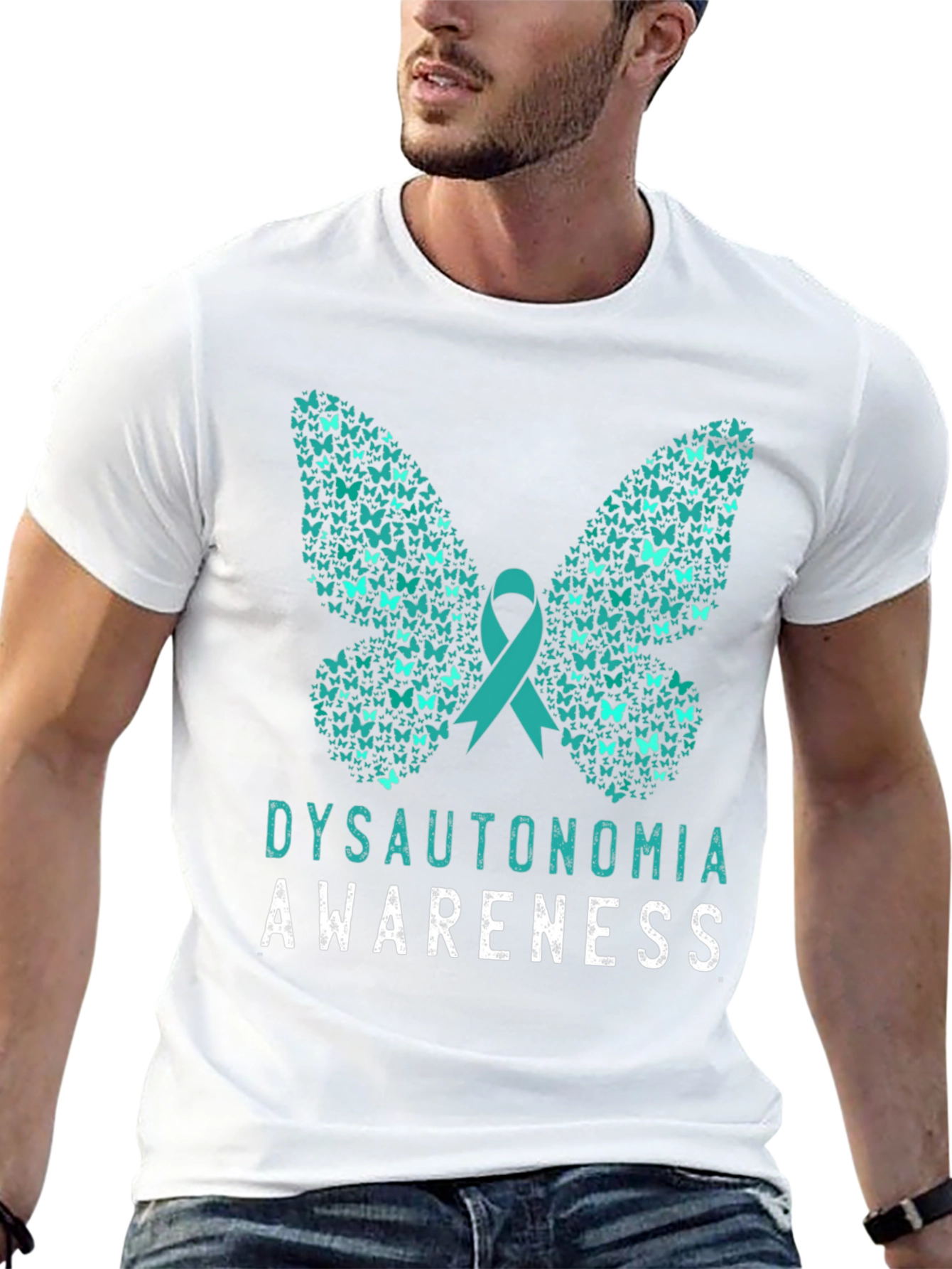 Dysautonomia Awareness Butterfly T-Shirt