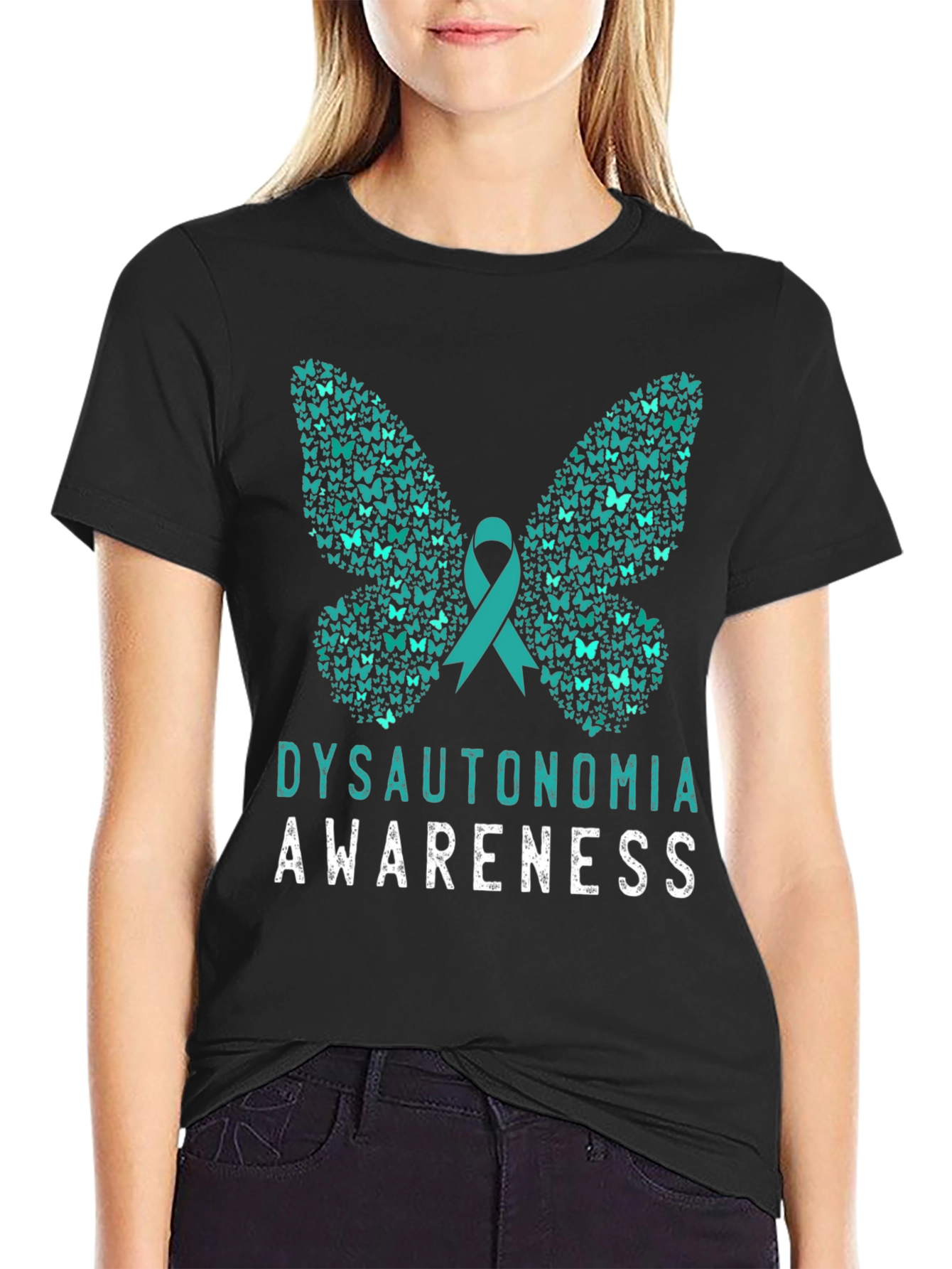 Dysautonomia Awareness Butterfly T-Shirt
