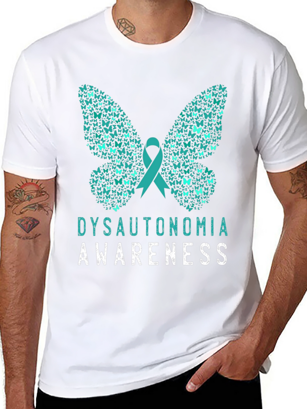Dysautonomia Awareness Butterfly T-Shirt