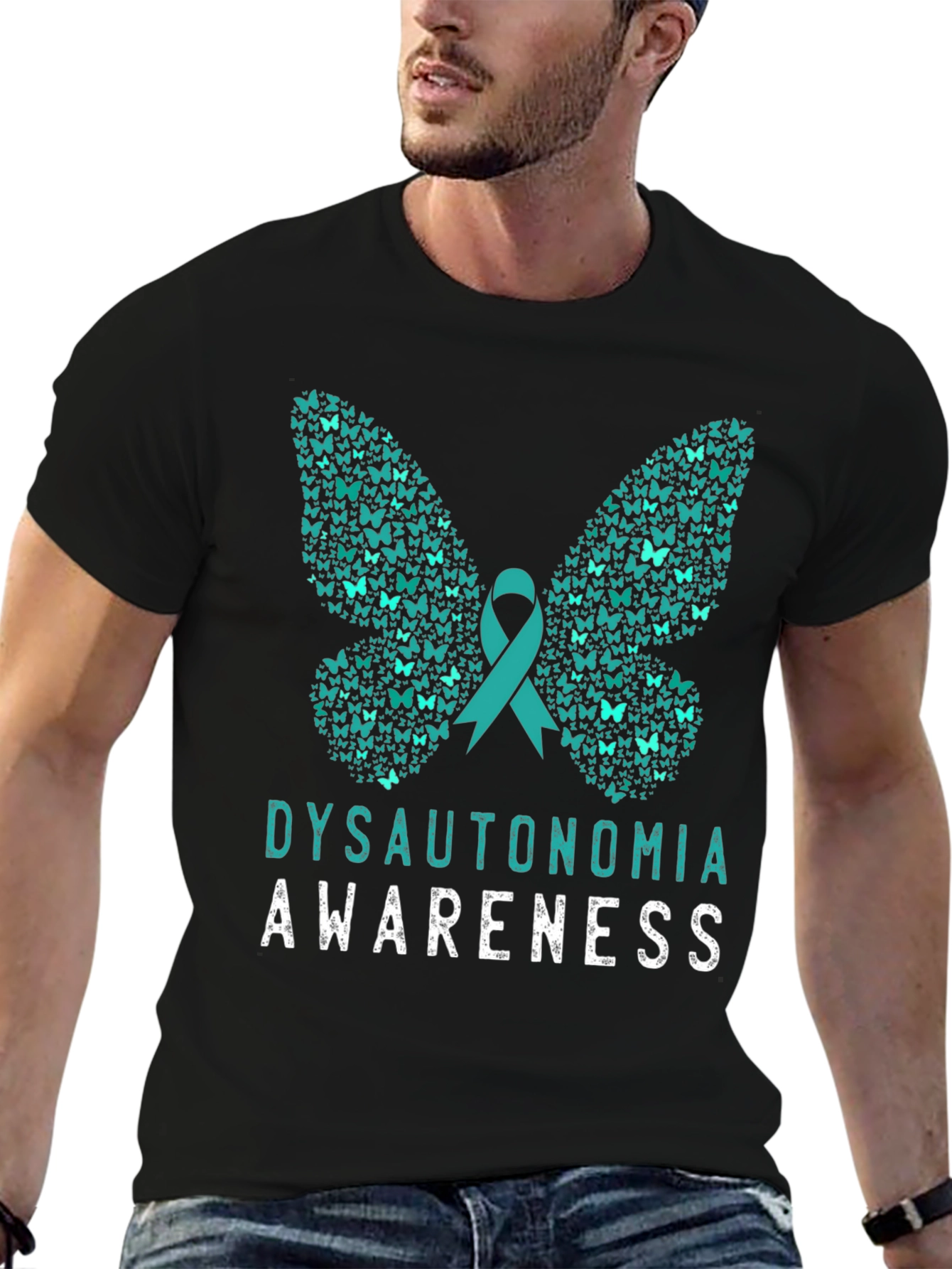 Dysautonomia Awareness Butterfly T-Shirt