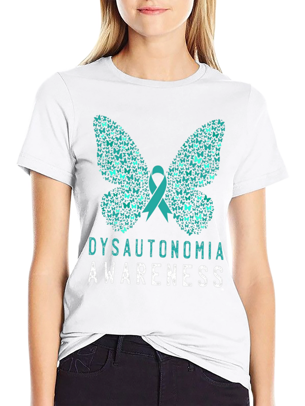 Dysautonomia Awareness Butterfly T-Shirt