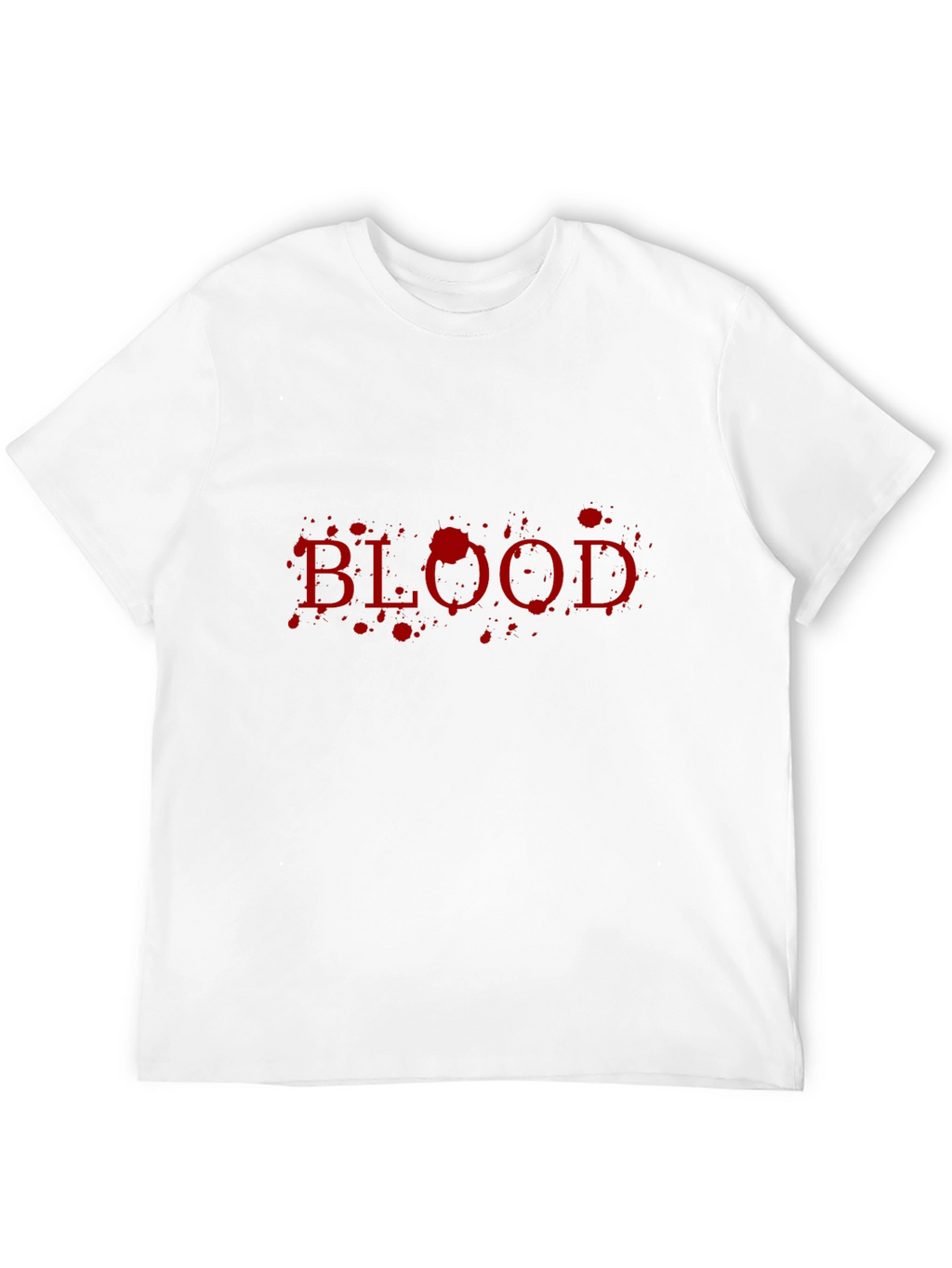 Blood Splatter Graphic T-Shirt - Mens Black Tee