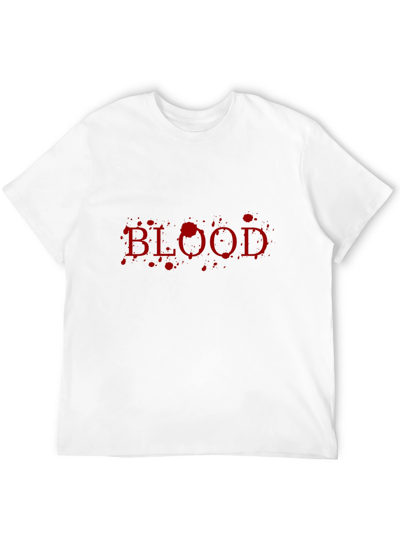 Blood Splatter Graphic T-Shirt - Mens Black Tee