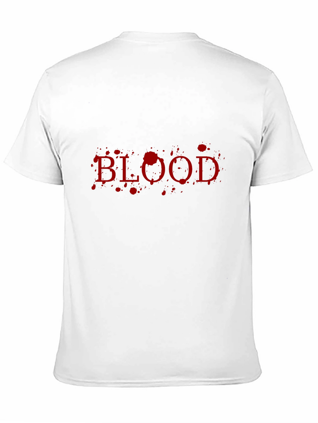 Blood Splatter Graphic T-Shirt - Mens Black Tee