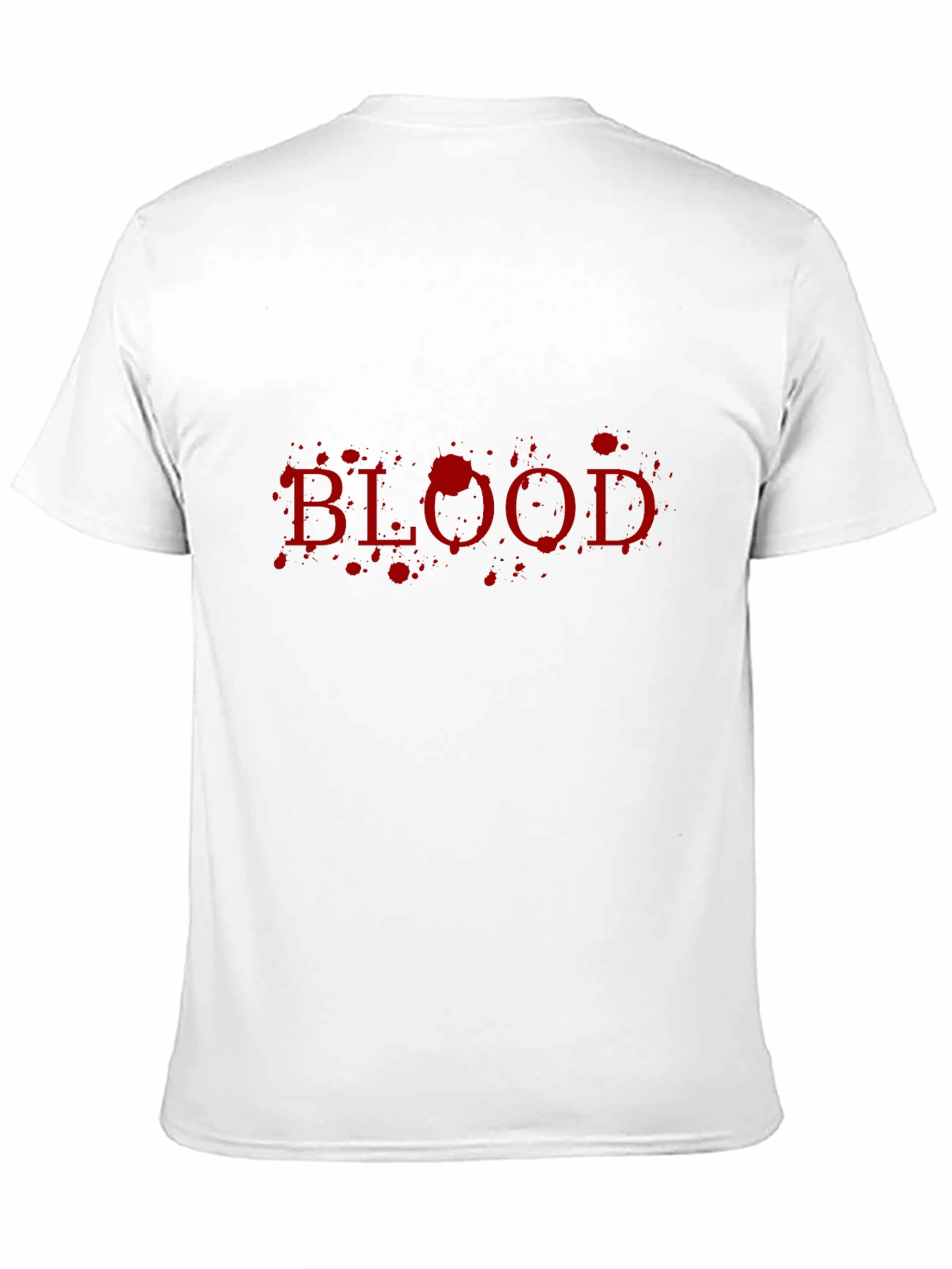 Blood Splatter Graphic T-Shirt - Mens Black Tee