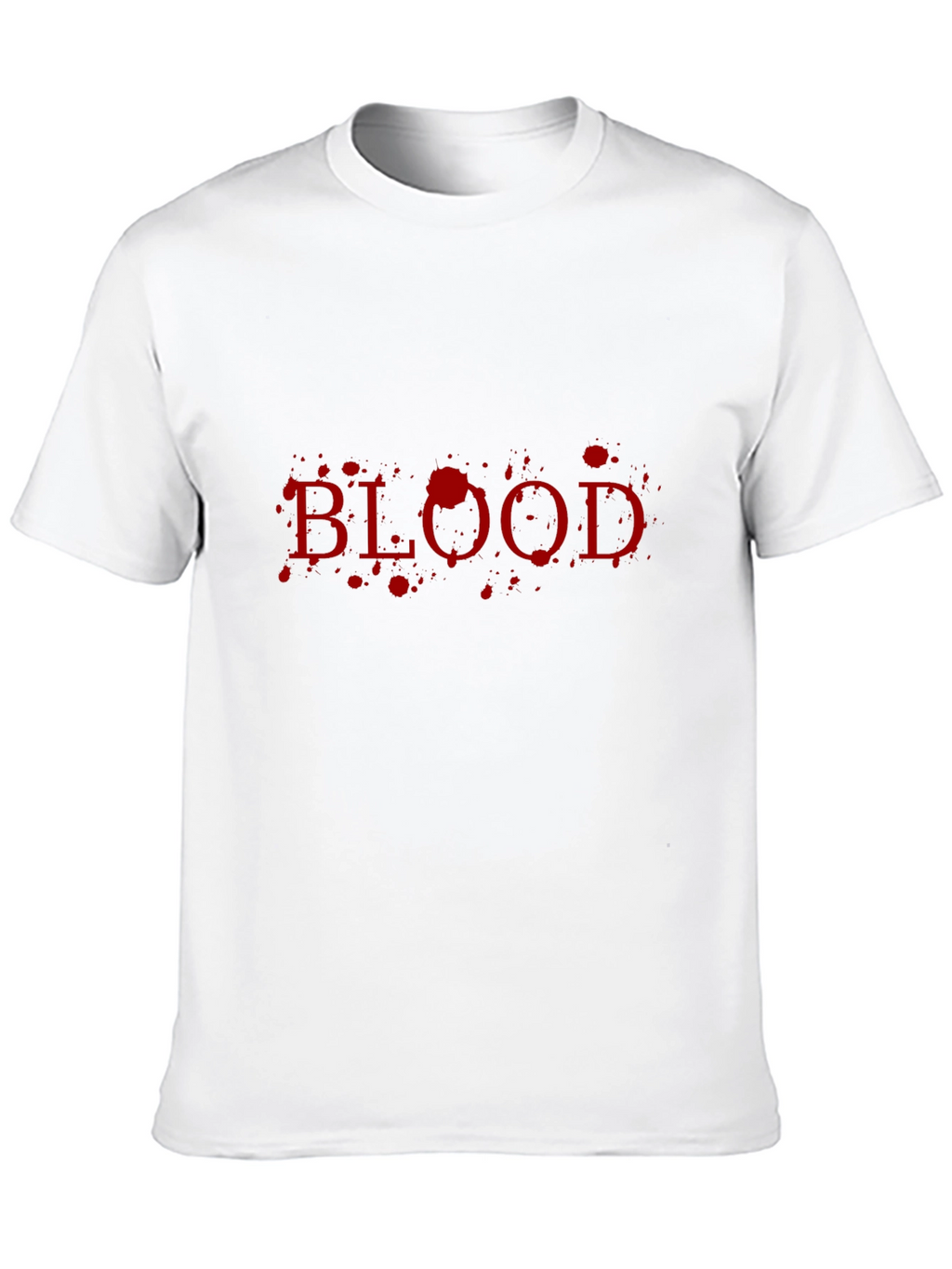 Blood Splatter Graphic T-Shirt - Mens Black Tee