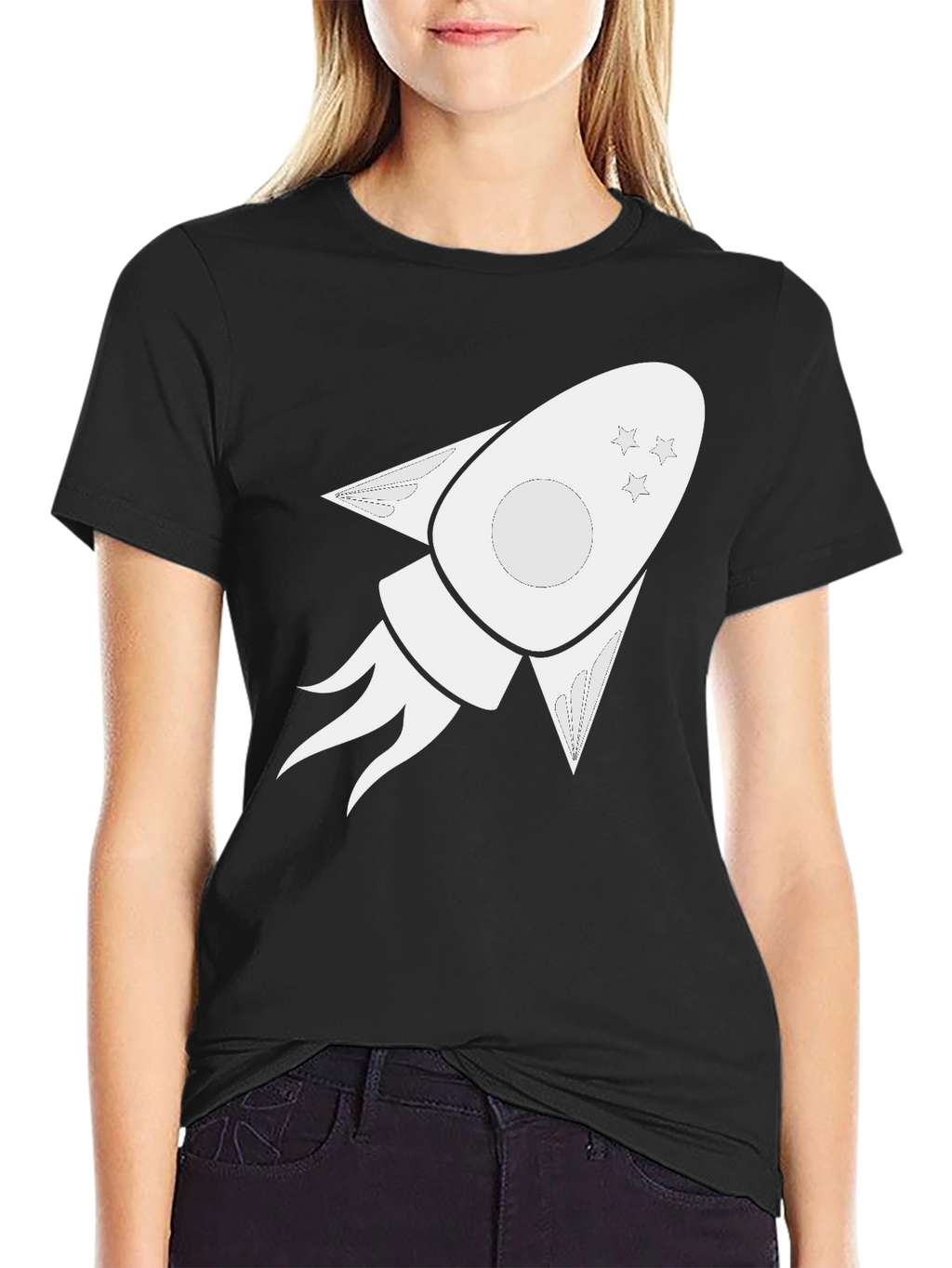 Rocket Graphic Tee - Blast Off in Style!
