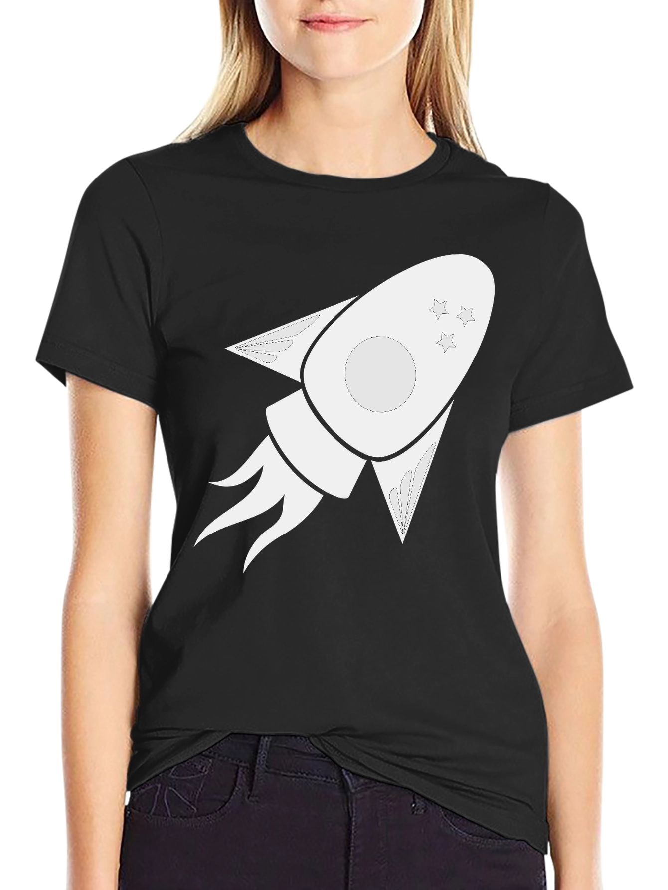 Rocket Graphic Tee - Blast Off in Style!