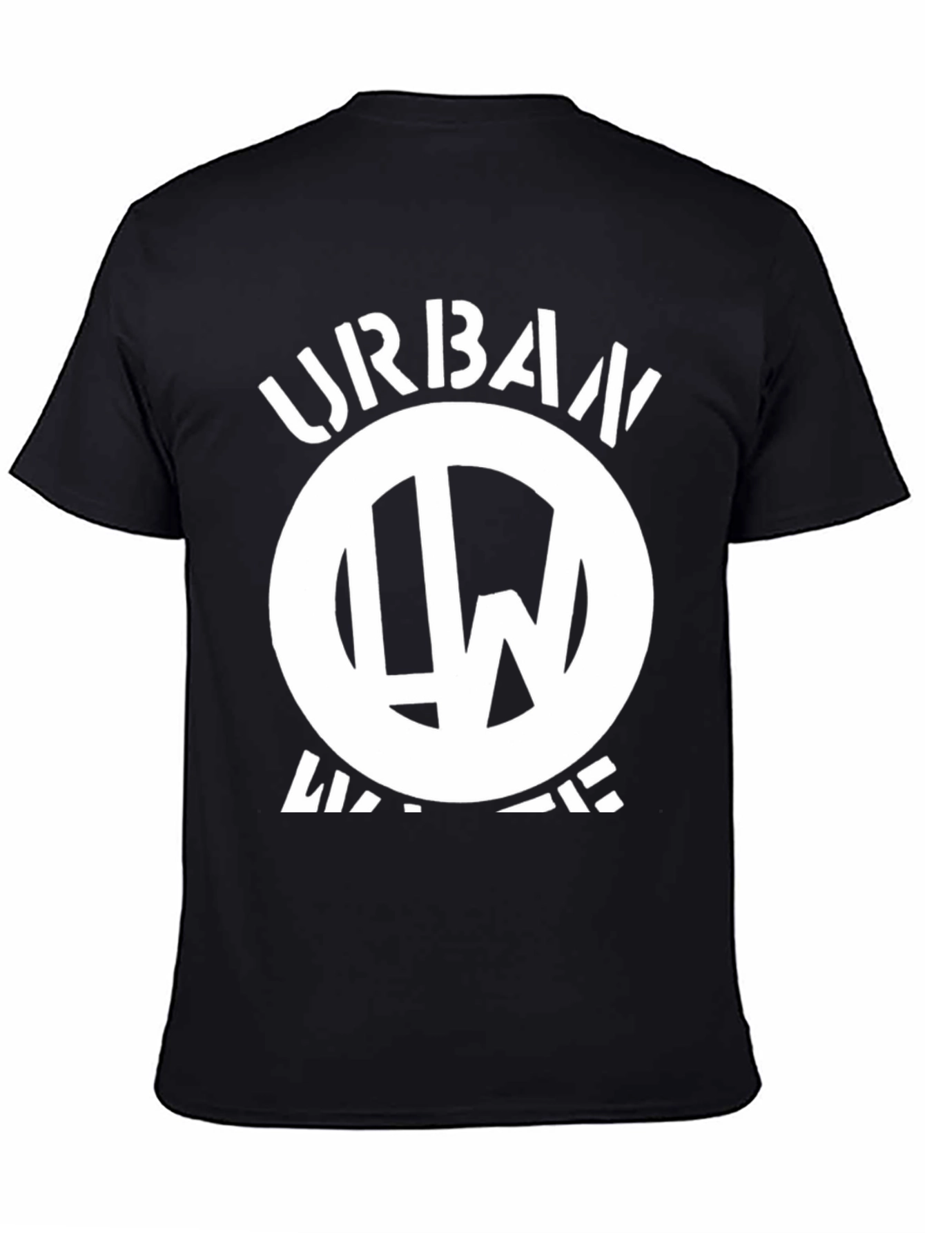 Urban Warrior Black Graphic T-Shirt