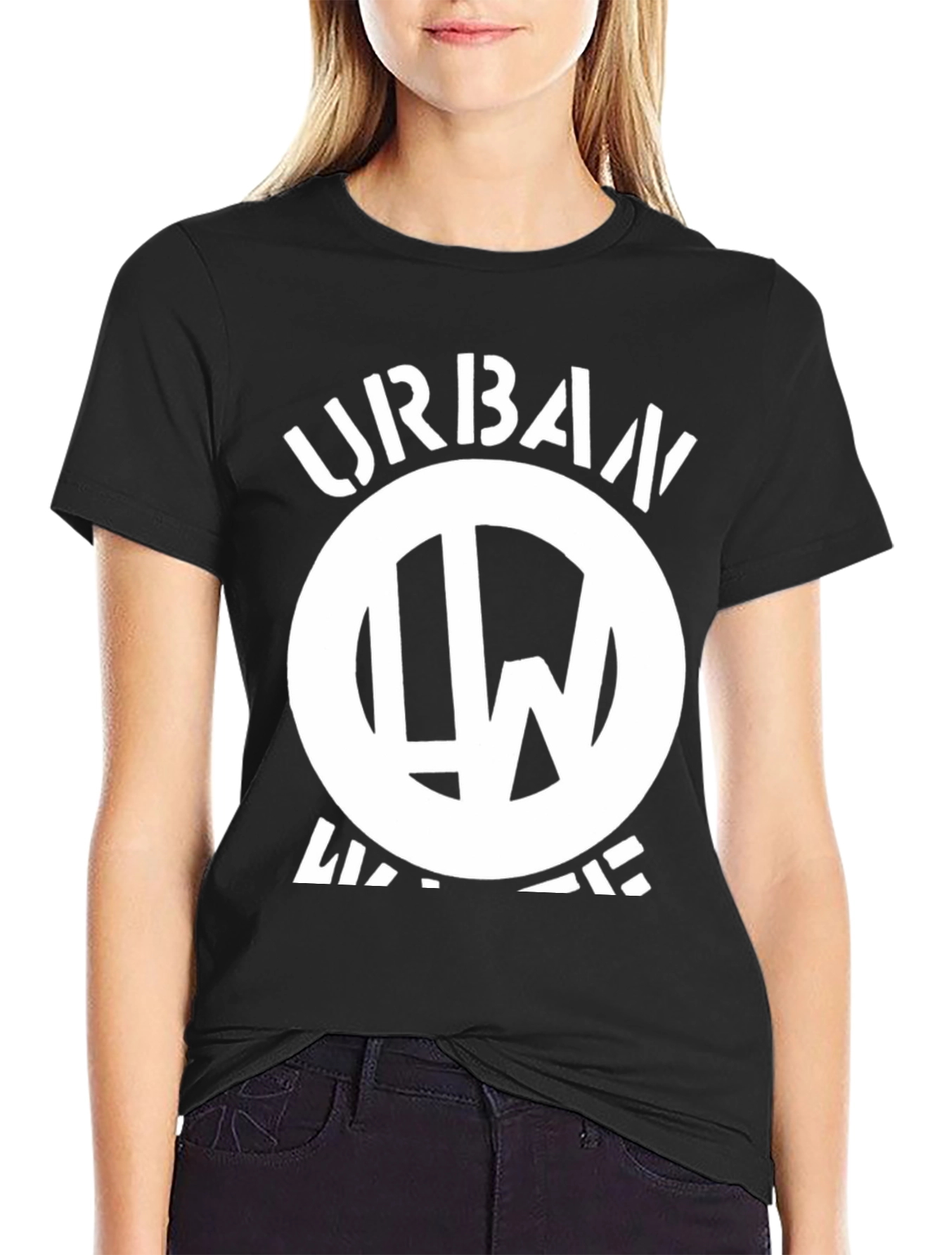 Urban Warrior Black Graphic T-Shirt