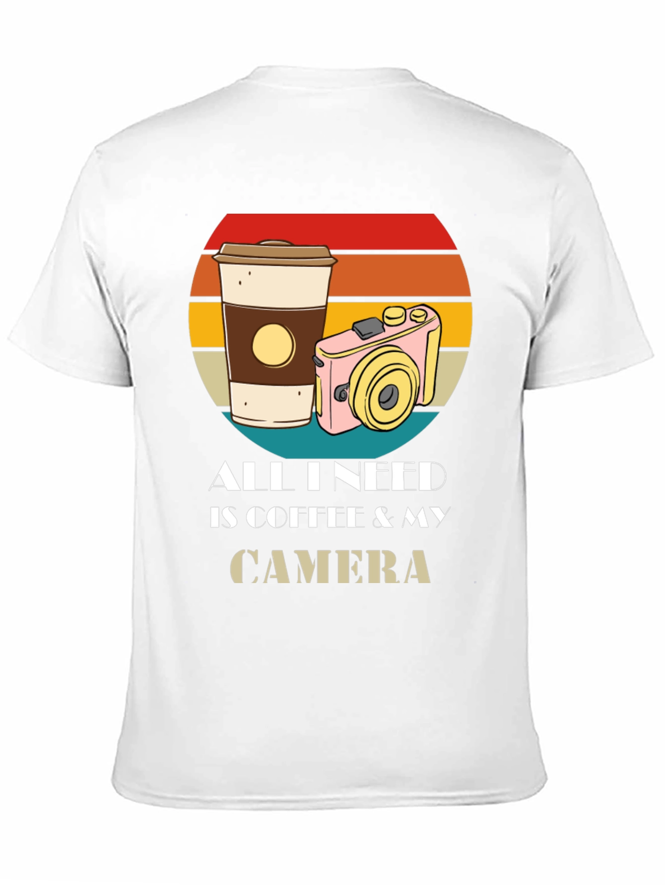 Coffee & Camera Graphic T-Shirt