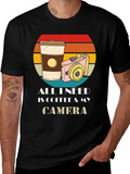 Coffee & Camera Graphic T-Shirt