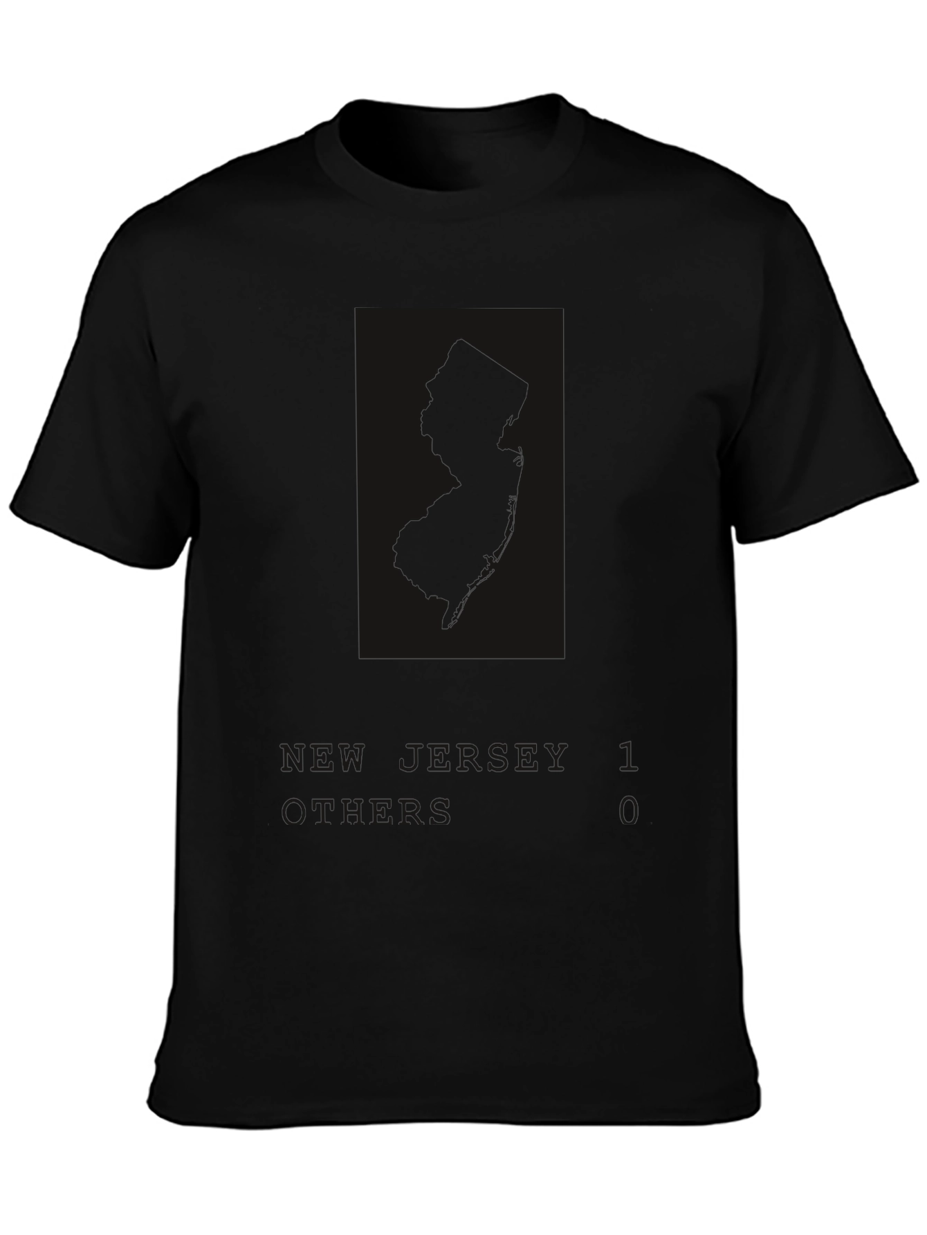Modern Black Graphic T-Shirt