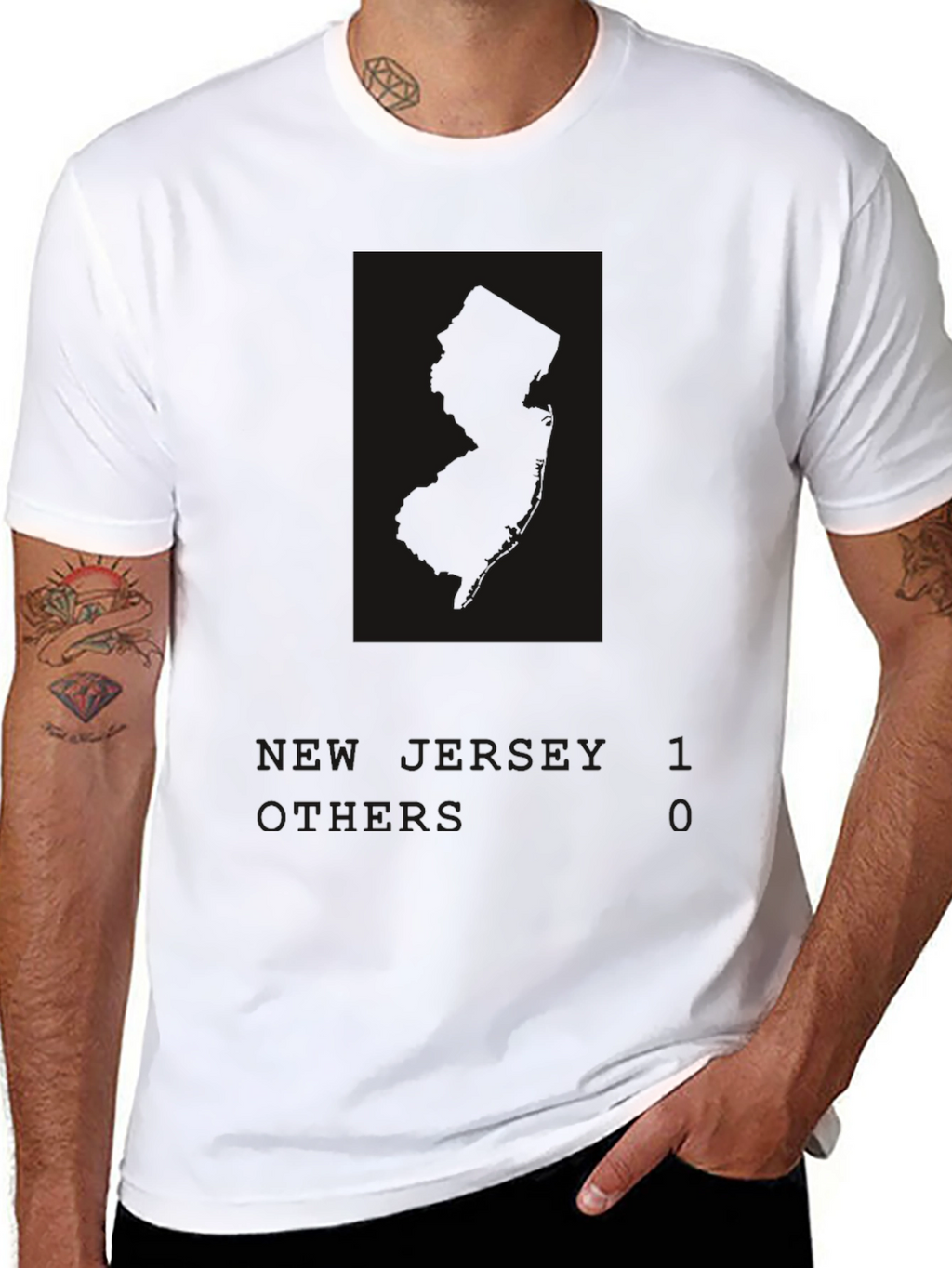 Modern Black Graphic T-Shirt