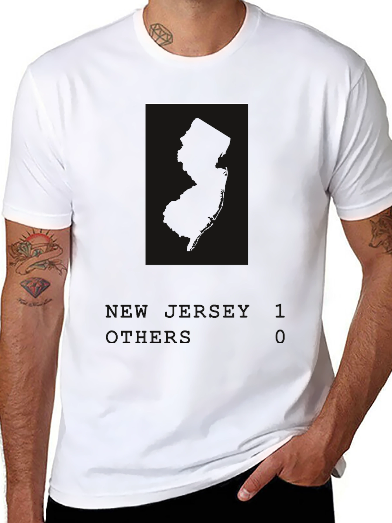 Modern Black Graphic T-Shirt