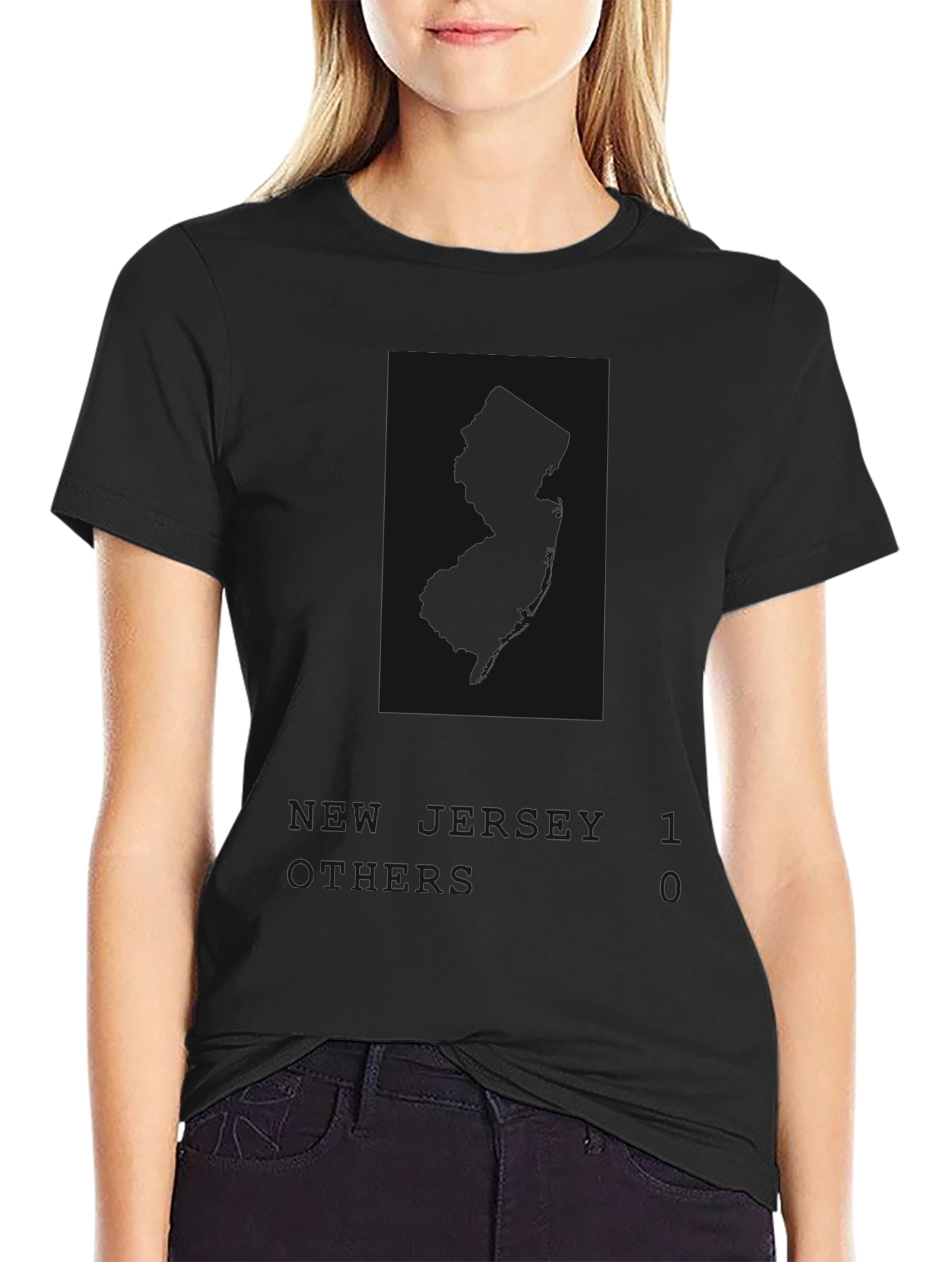 Modern Black Graphic T-Shirt