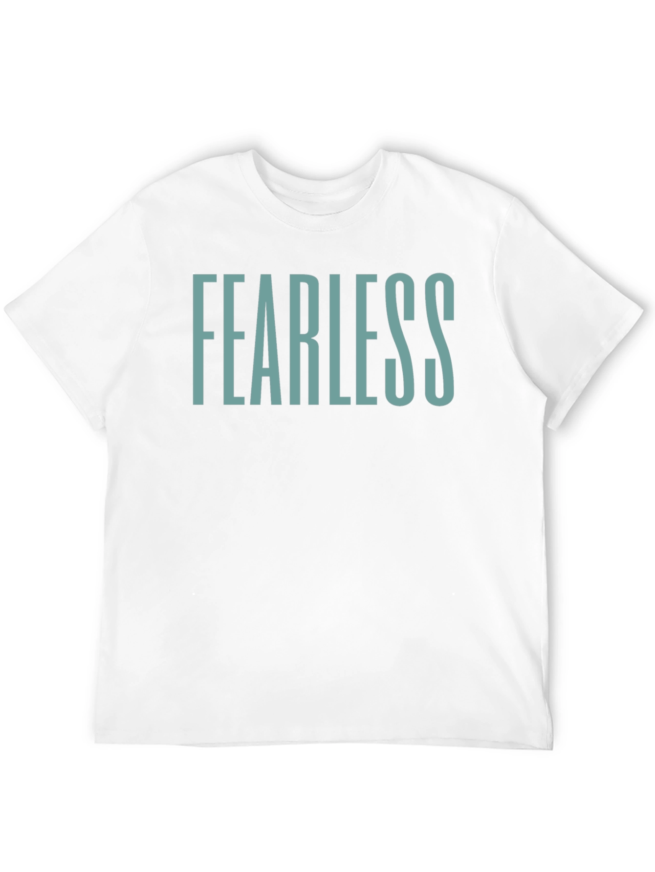 Fearless Graphic Tee - Black Crew Neck