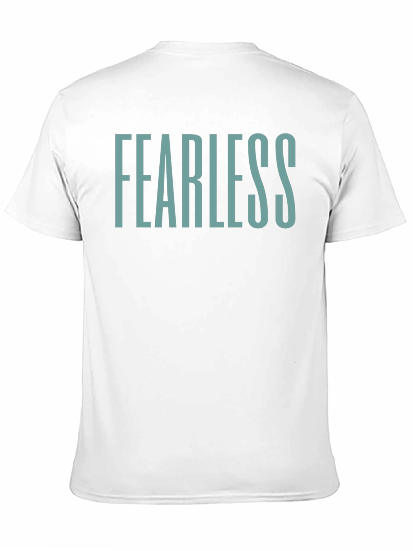 Fearless Graphic Tee - Black Crew Neck